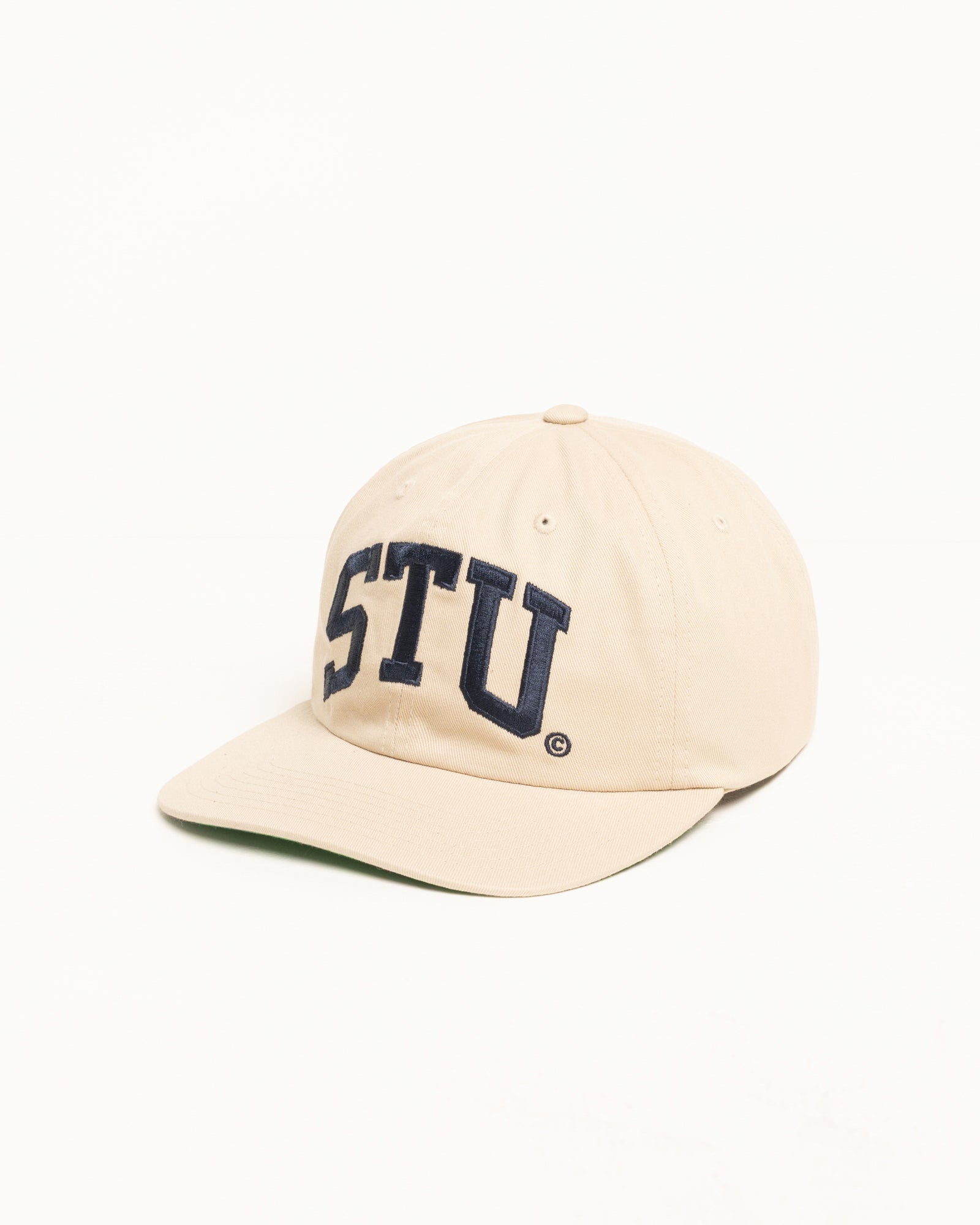 Stu Arch Strapback Cap Accessories In Khaki