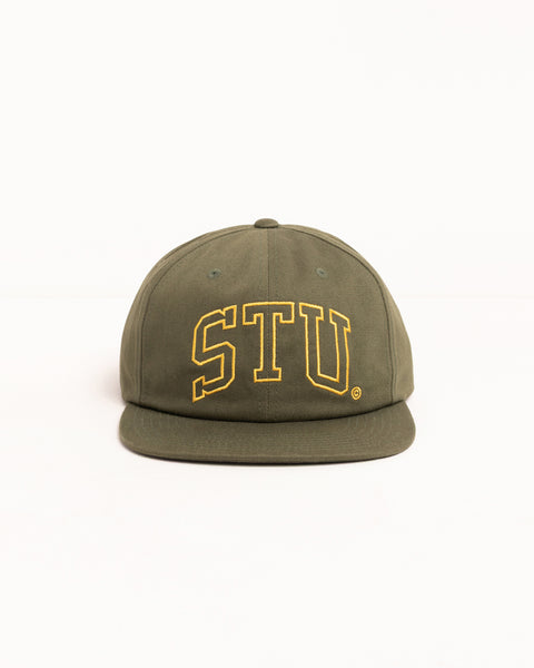 Stu Arch Strapback Cap Accessories In Olive