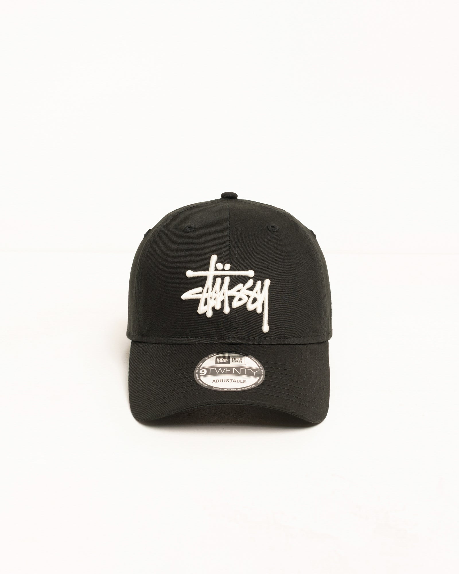 Stüssy 9TWENTY Basic Cap in the color Black