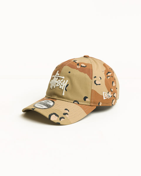 Stüssy 9TWENTY Basic Cap Headwear in Desert Camo