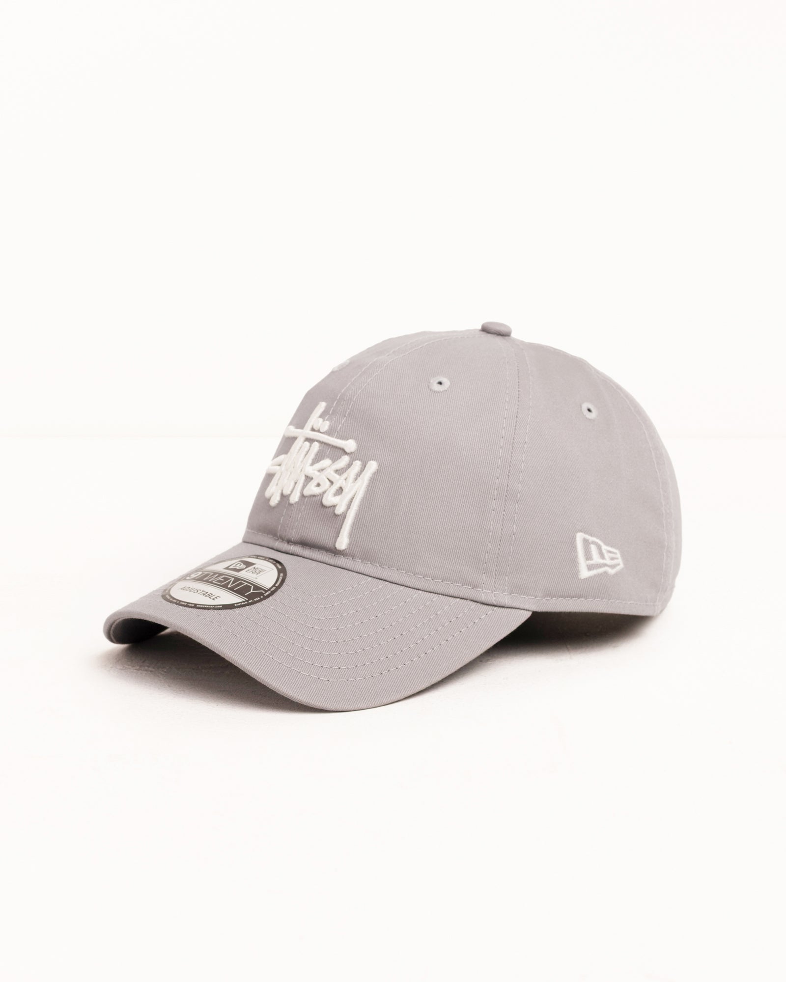 New Era 9TWENTY Basic Strapback – Grey | Headwear | Stüssy
