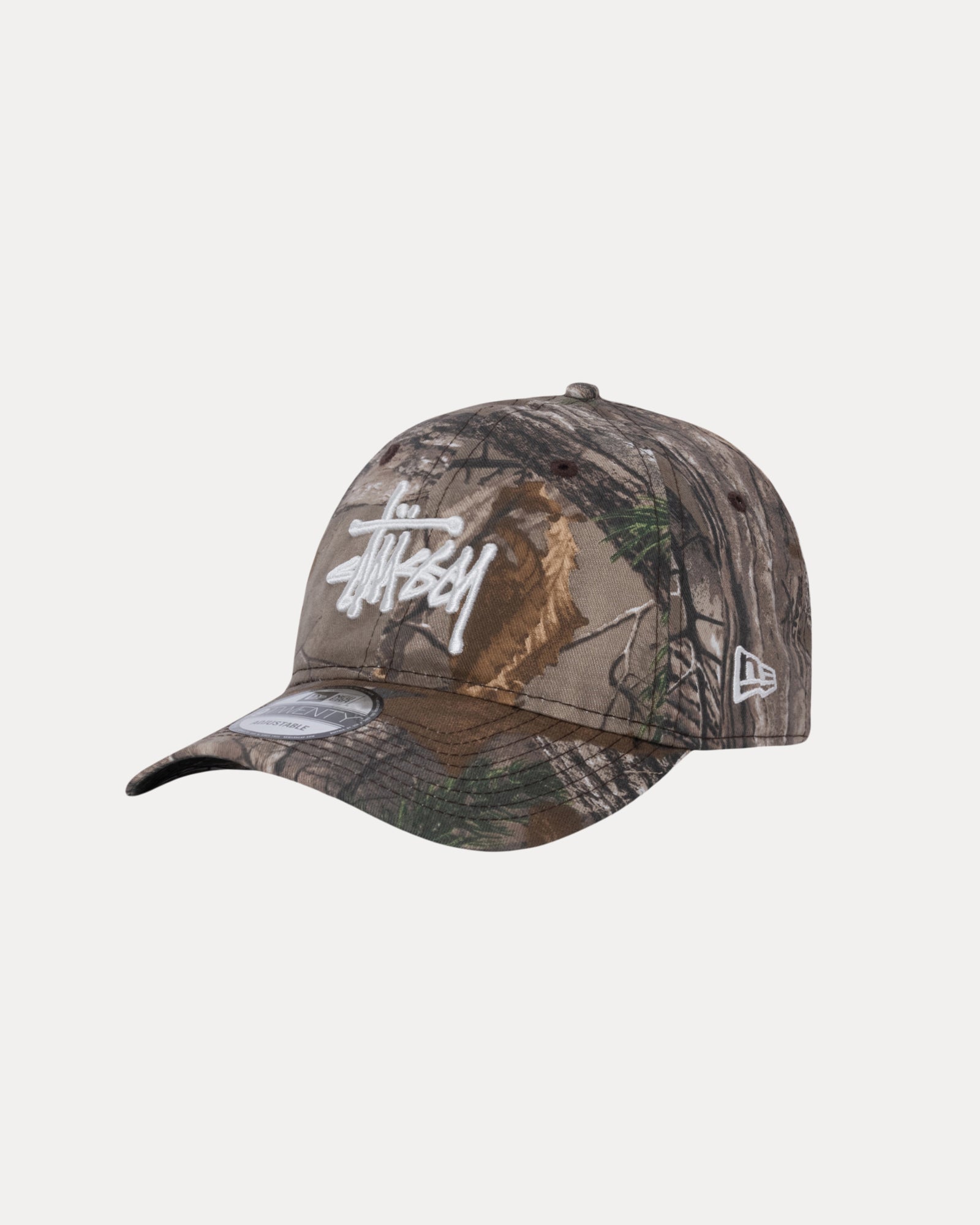 New Era Stussy Camo Hat New Era 9TWENTY Basic Strapback – Real