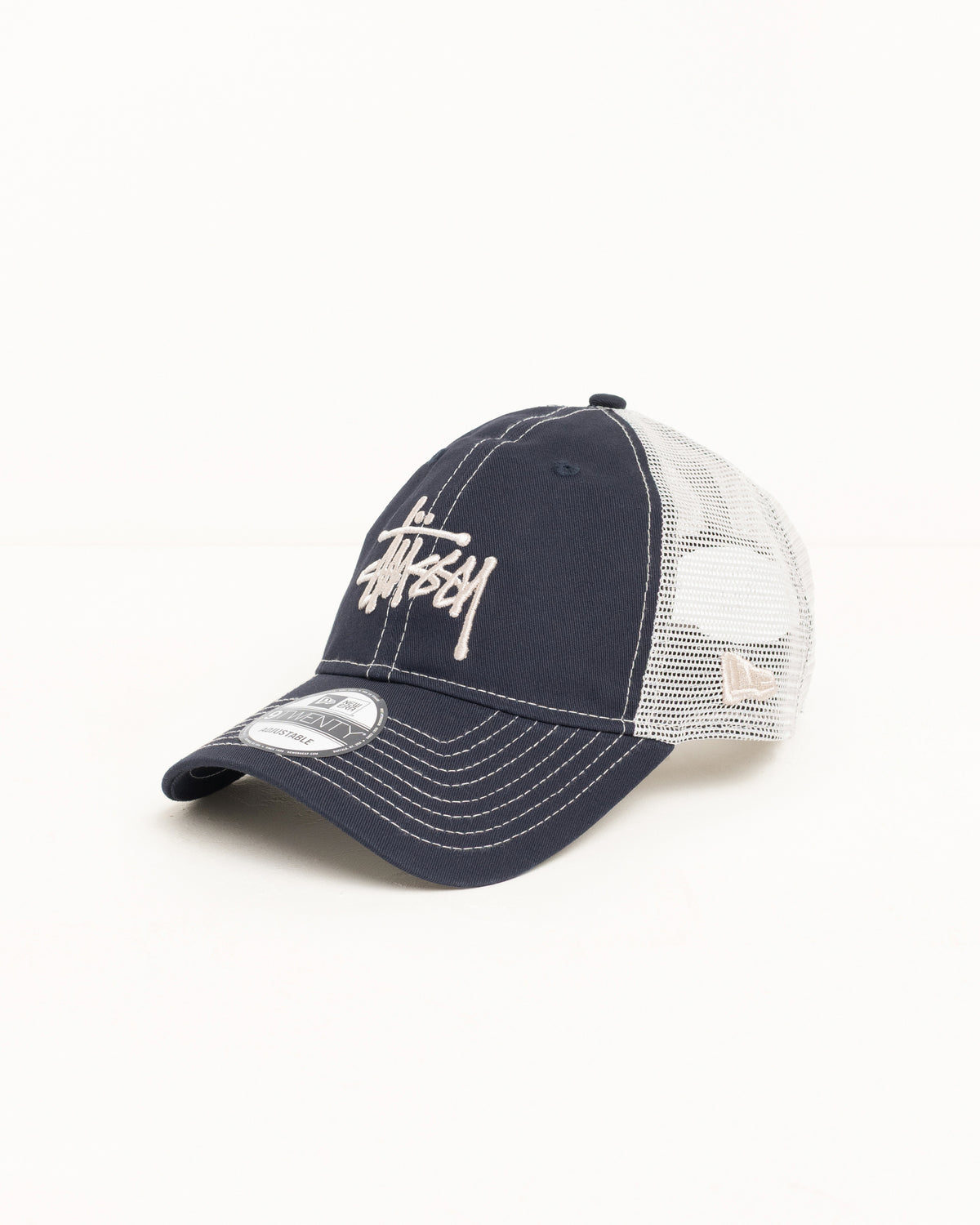New Era 9TWENTY Basic Trucker – Navy | Headwear | Stüssy