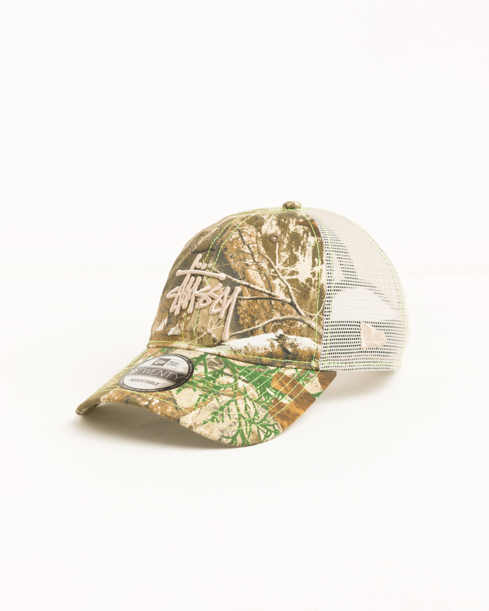 Stussy New Era 9TWENTY メッシュキャップ リアルツリー 9TWENTY Basic Trucker - Real Tree Edge | Headwear | Stüssy