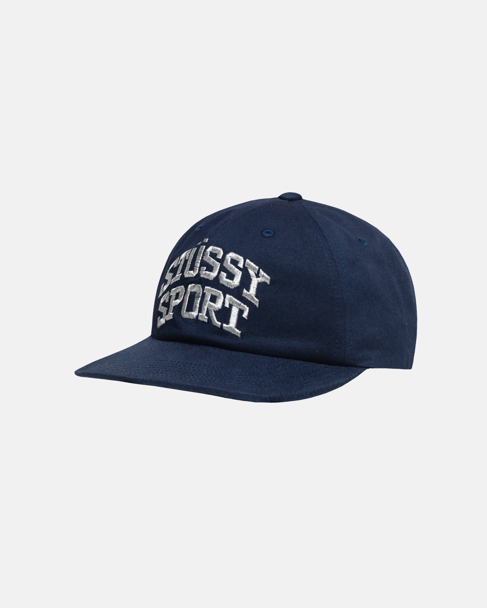 Mid-Depth Stüssy Sport Snapback in navy/metallic – Stüssy