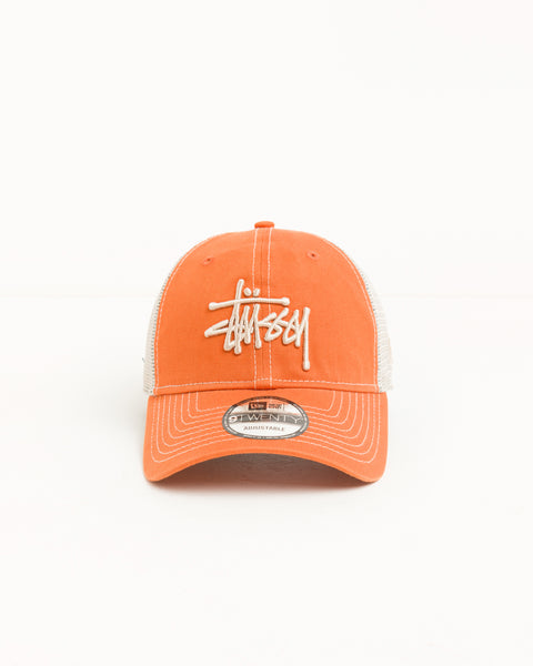 Washed Basic Trucker 9twenty Unisex In Tangerine