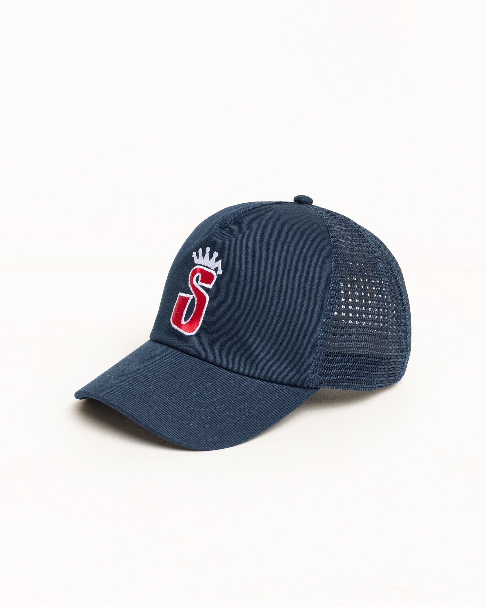 Trucker S Crown Snapback – Navy | Headwear | Stüssy