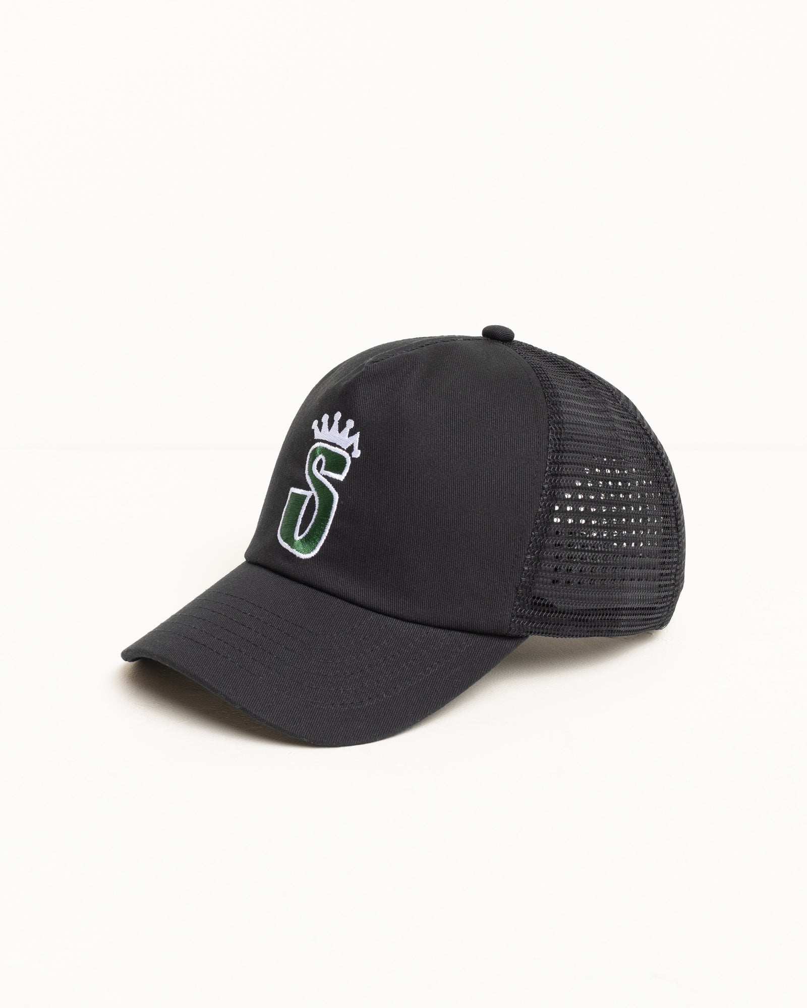 Stussy TRUCKER S CROWN SNAPBACK帽子 Trucker S Crown Snapback – Shadow Black | Headwear | Stüssy