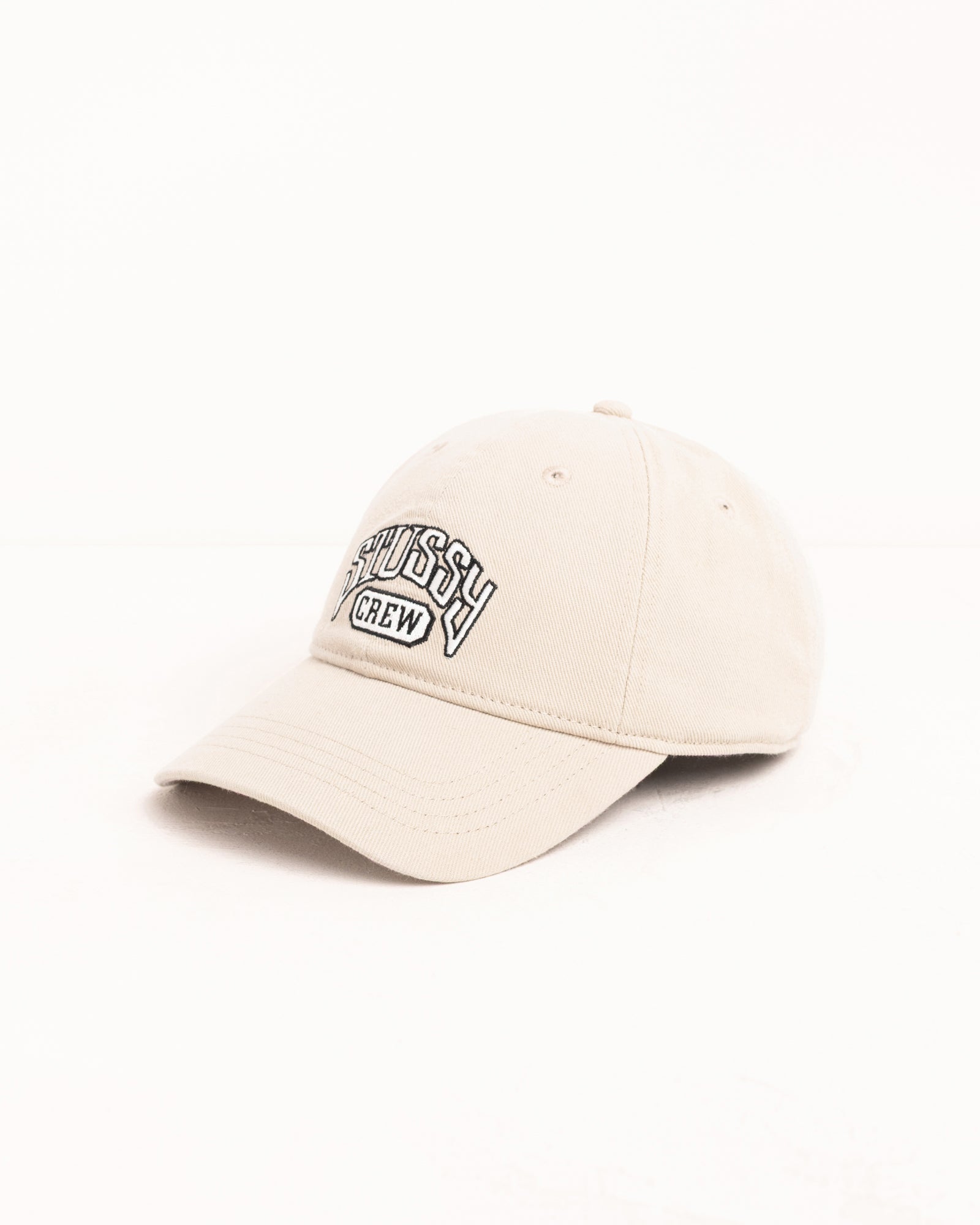 Low Profile Stüssy Crew Strapback – Sand | Headwear | Stüssy