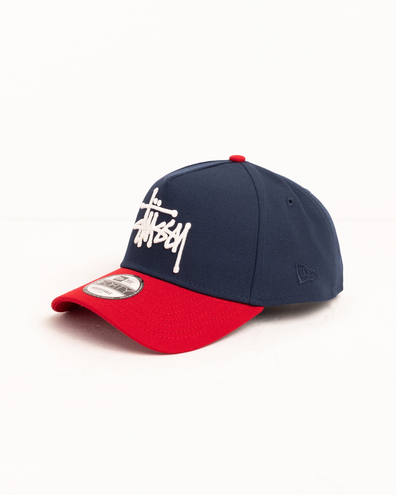New Era 9Forty Basic Snapback – Navy/Red | Headwear | Stüssy