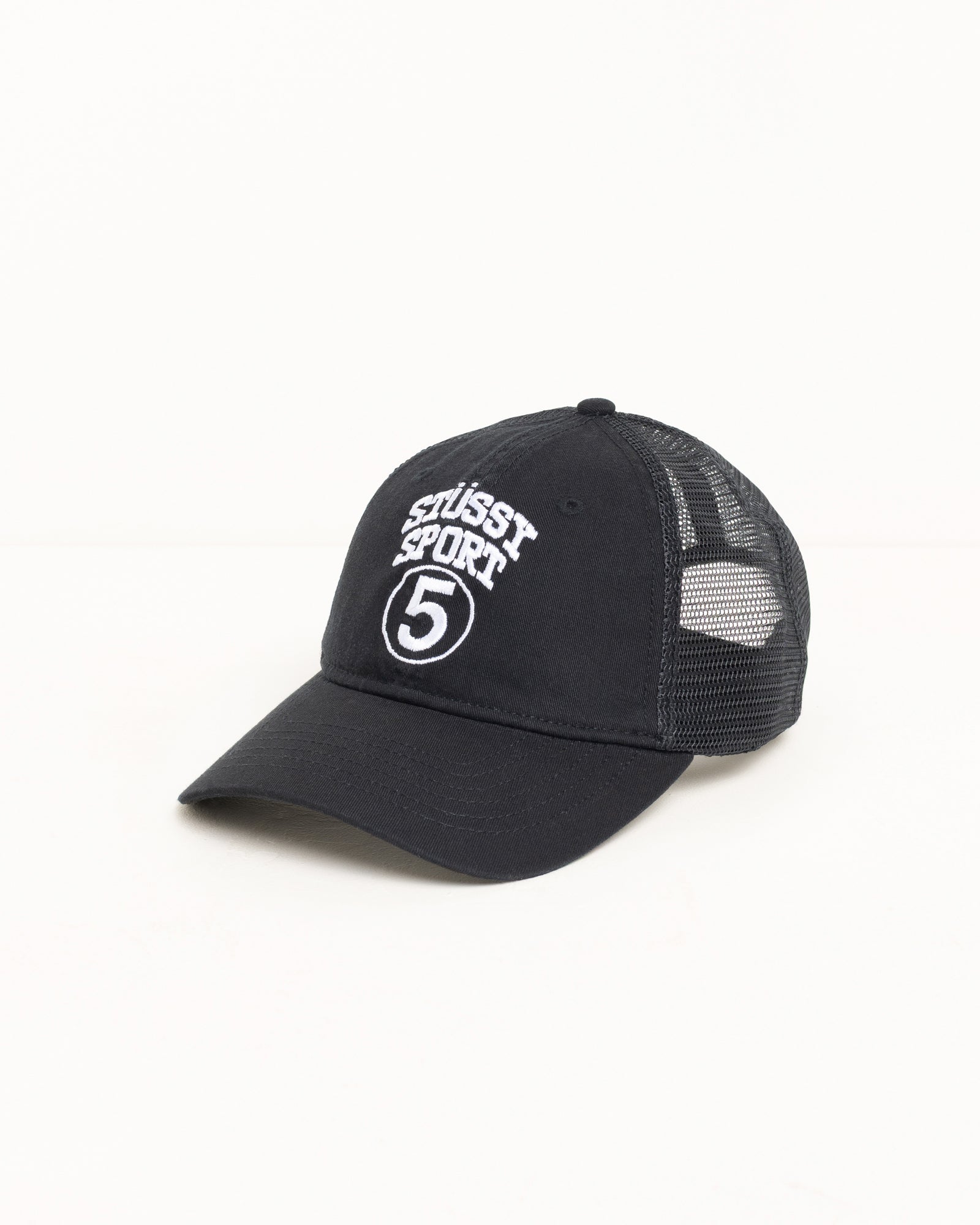Low Profile Sport 5 Strapback – Black | Headwear | Stüssy