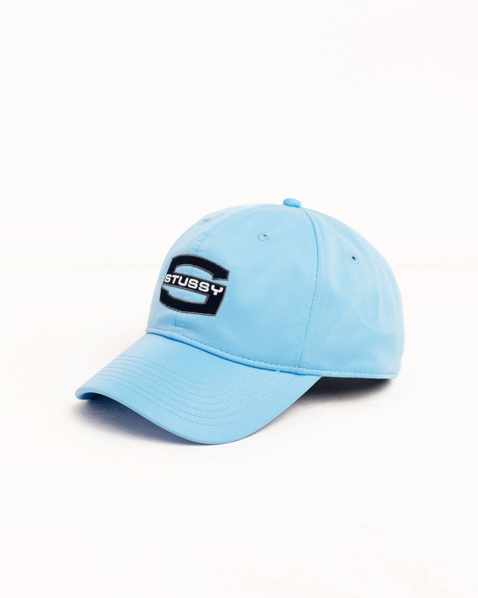 Mid-Depth Large S Snapback – Sky Blue | Headwear | Stüssy