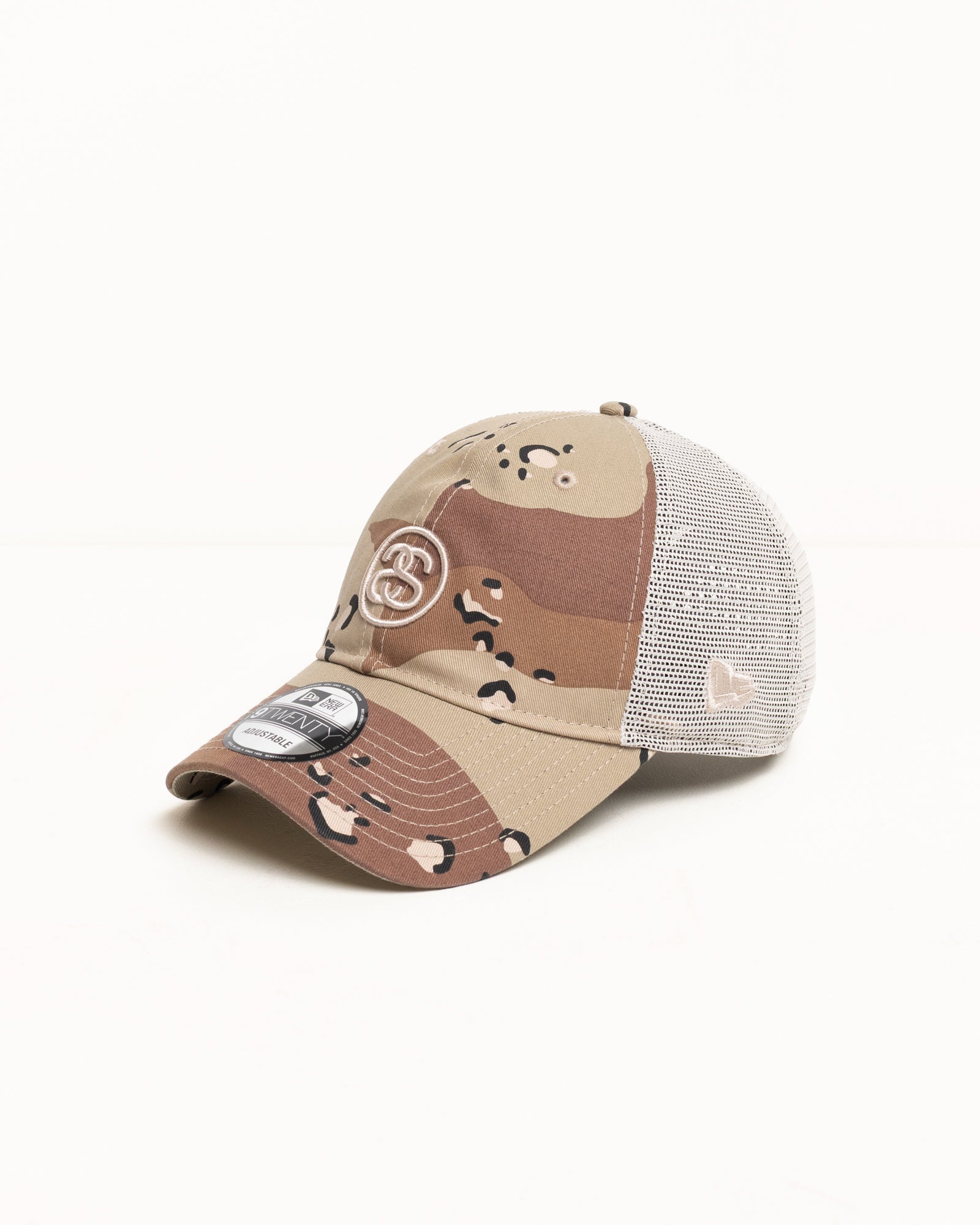 New Era 9Twenty Ss Link Trucker – Desert Camo | Headwear | Stüssy