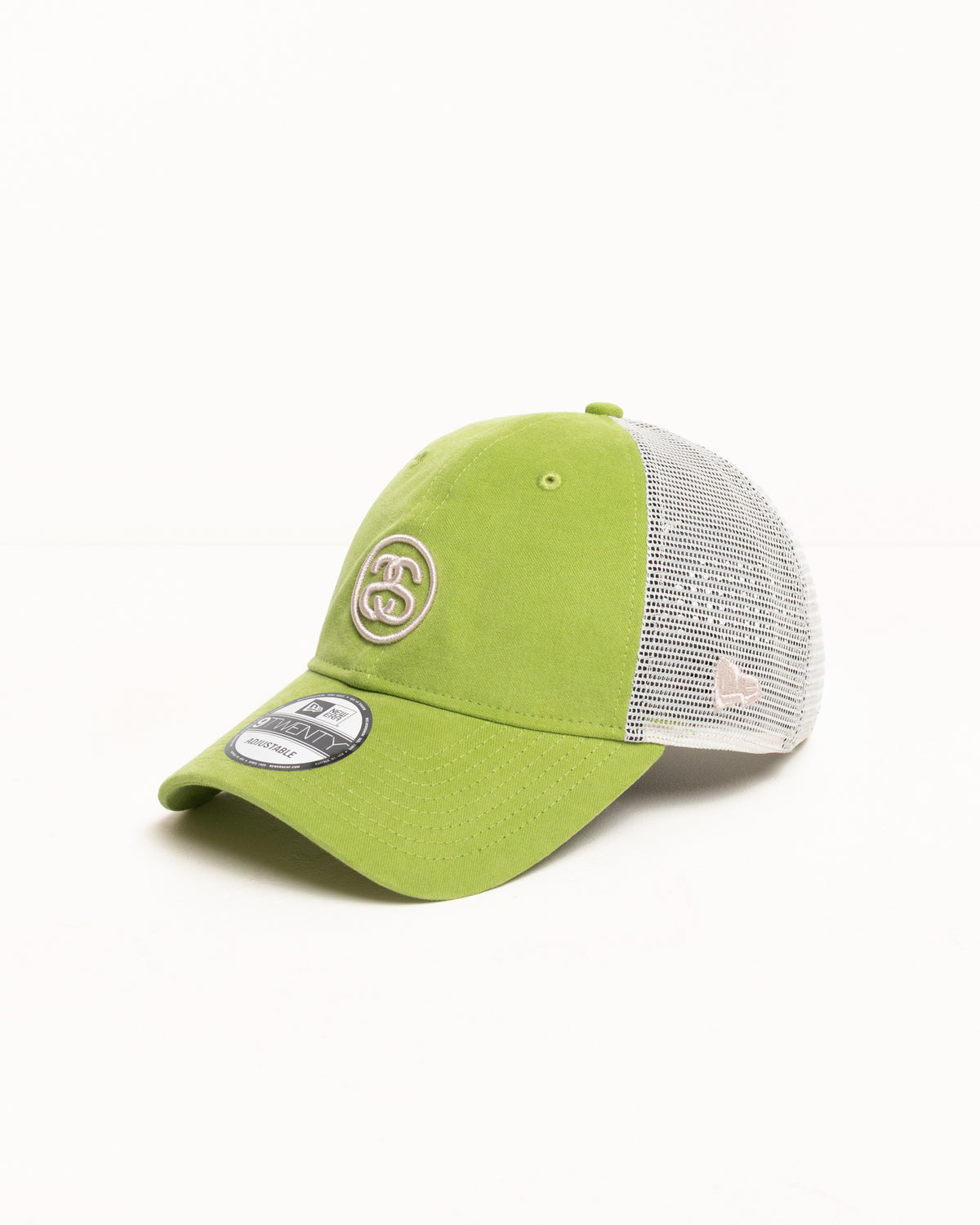 New Era 9Twenty Ss Link Trucker – Lime Green | Headwear | Stüssy