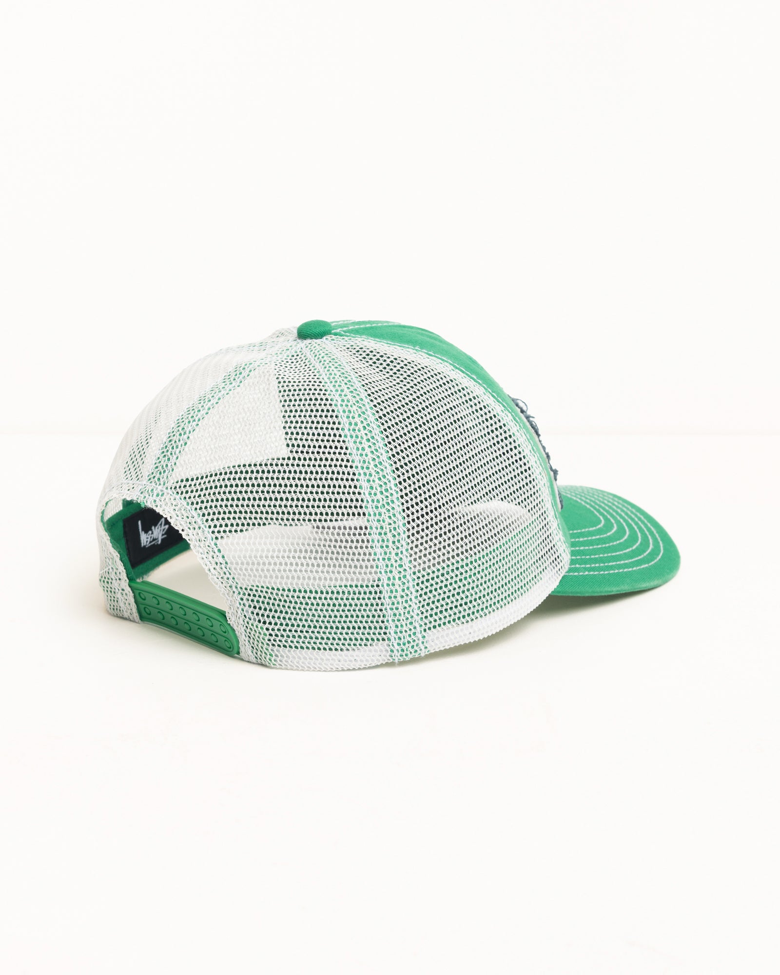 Mid-Depth Burly Threads Trucker – Green | Headwear | Stüssy