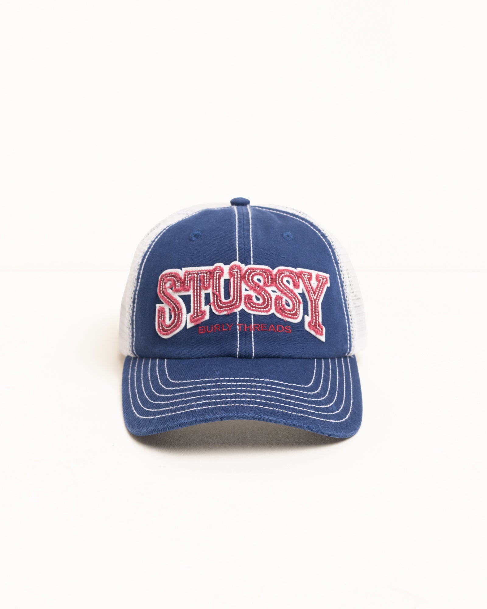 Md Burly Threads Trucker Accessories In Navy