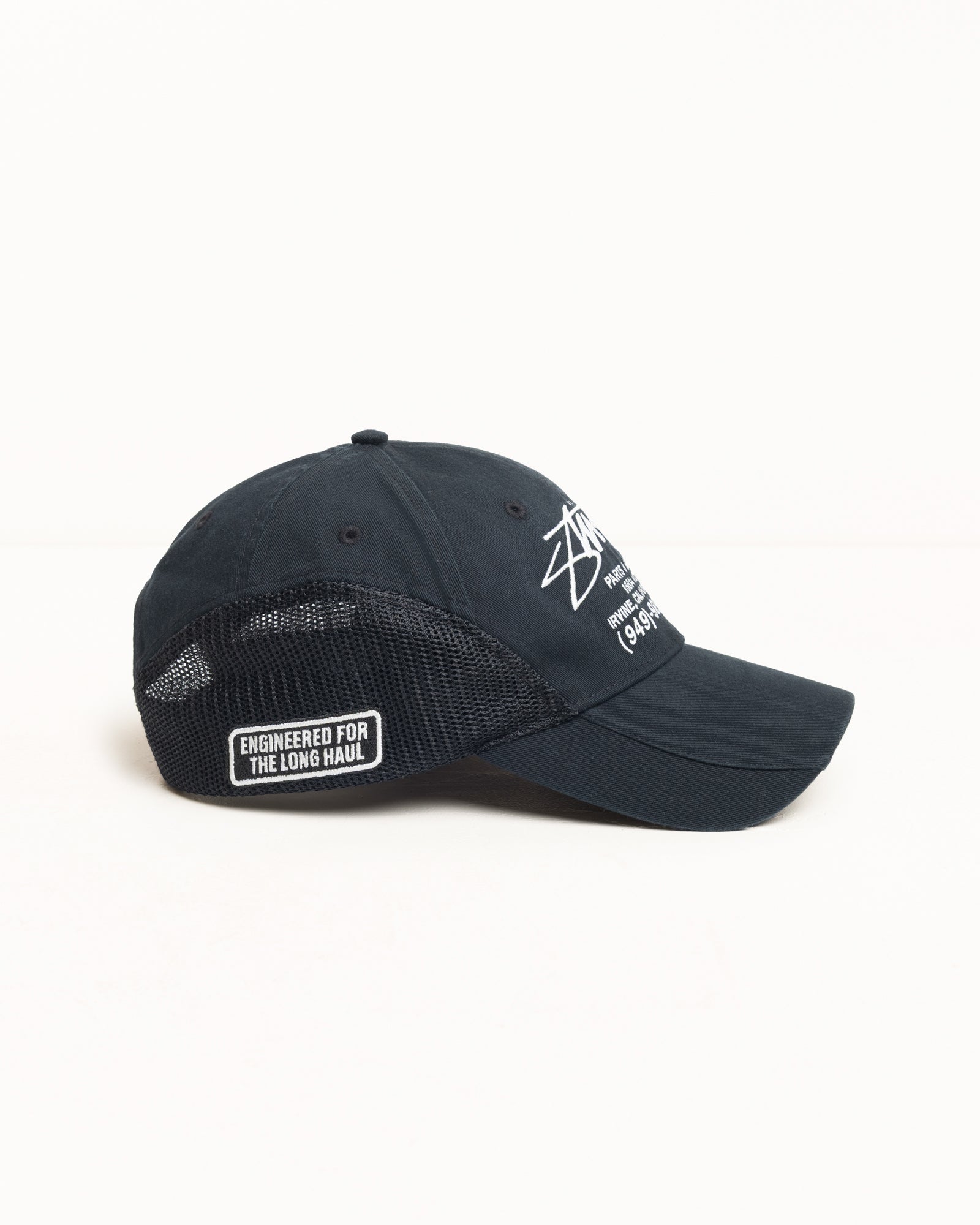stussy 25SSメッシュキャップ ブラック Parts & Service Mesh Cap – Black | Headwear | Stüssy