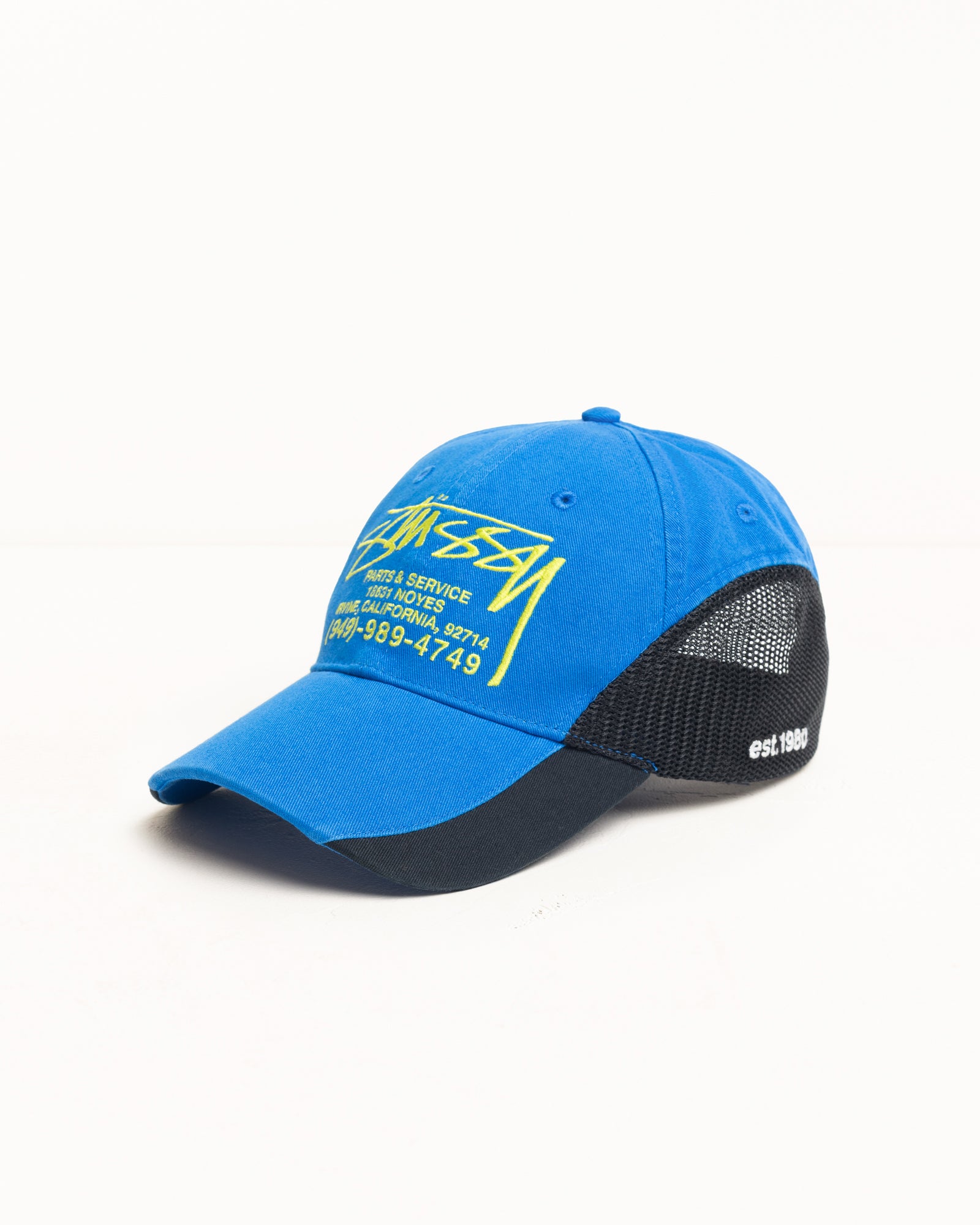 STUSSY PARTS & SERVICE MESH CAP キャップ Parts & Service Mesh Cap – Black | Headwear | Stüssy