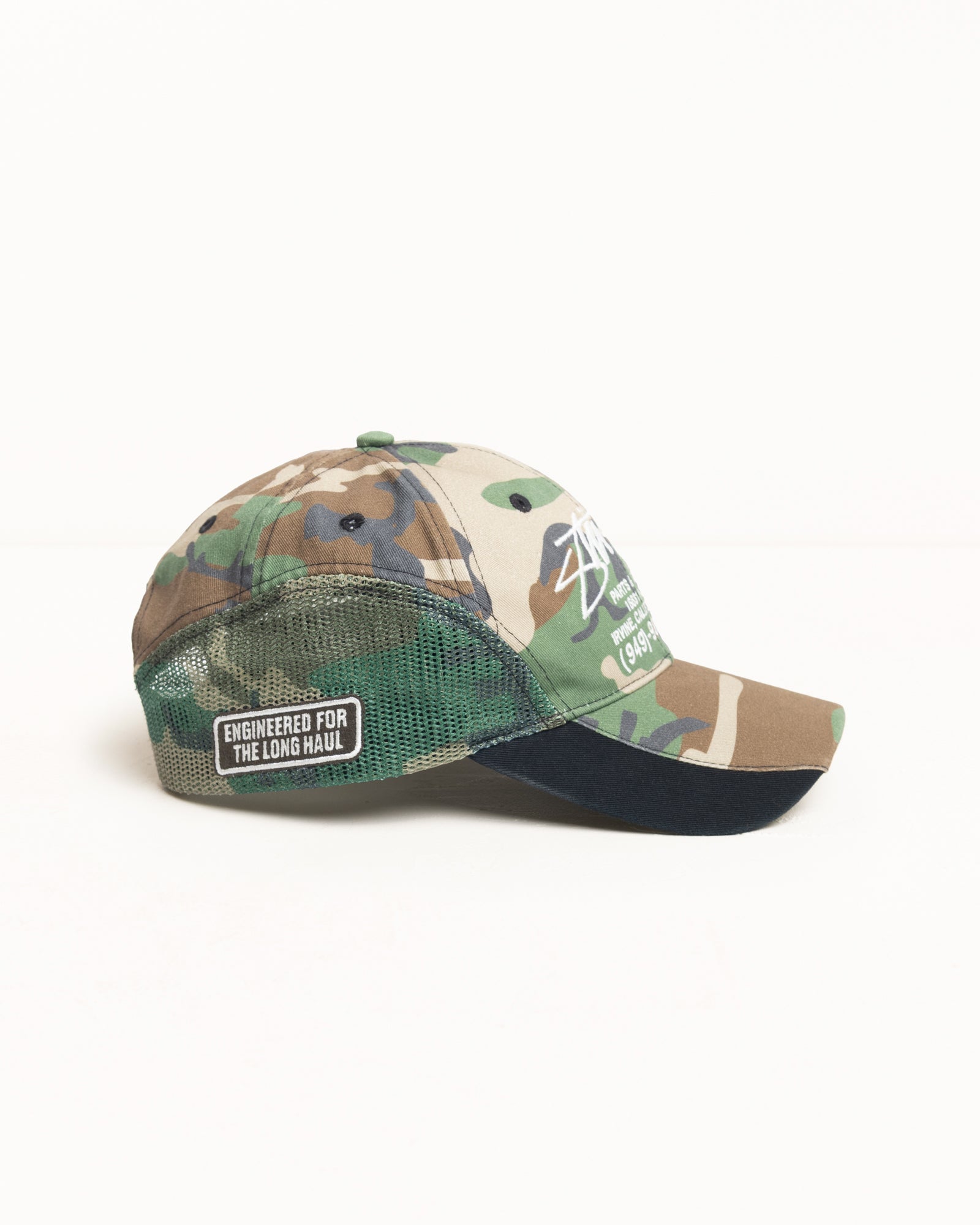 Parts & Service Mesh Cap – Camo | Headwear | Stüssy