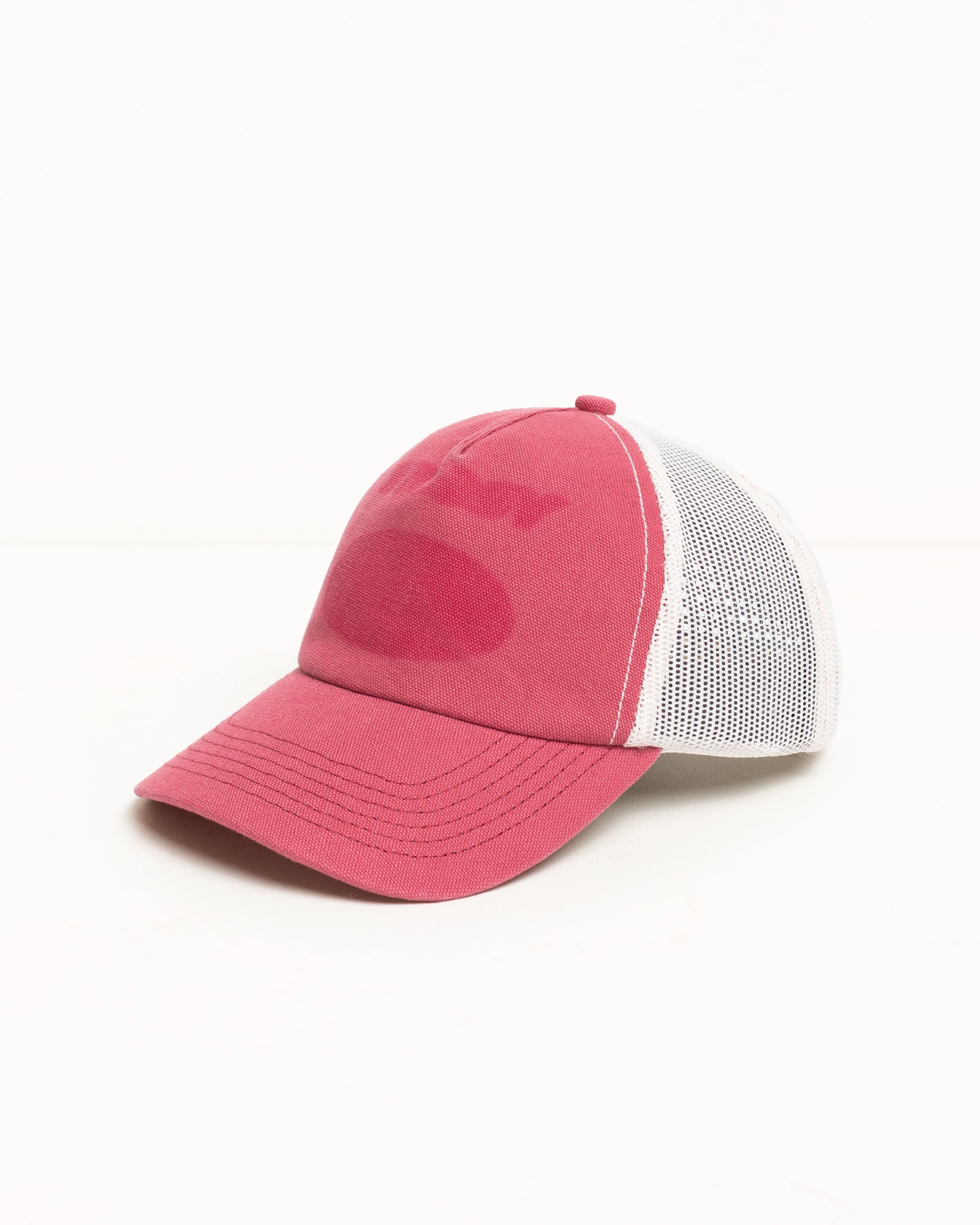 Ghost Logo Trucker – Red | Headwear | Stüssy
