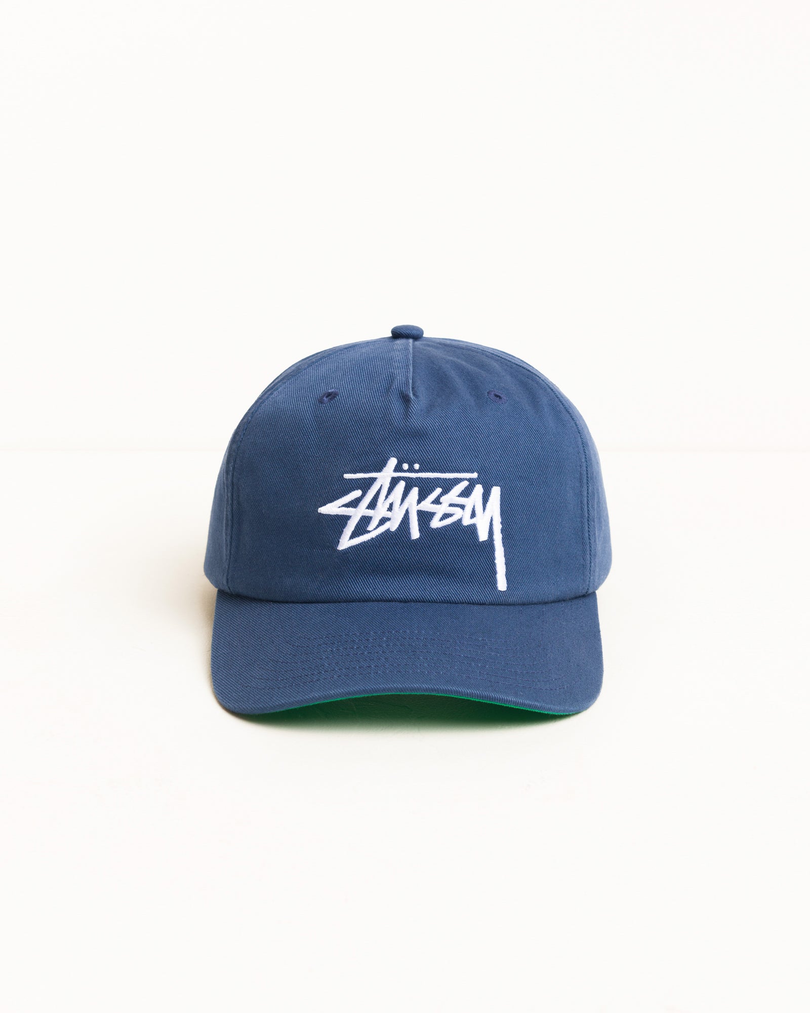 Big Stock Snapback Cap in the color Deep Blue