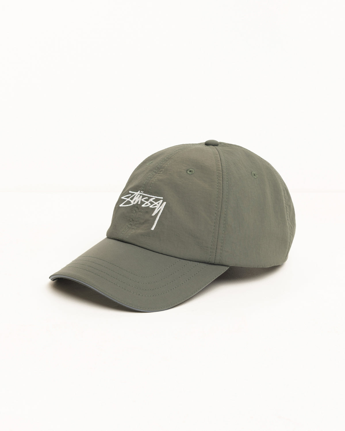 Smooth Stock Nylon Sport Cap – Green | Headwear | Stüssy display picture 1