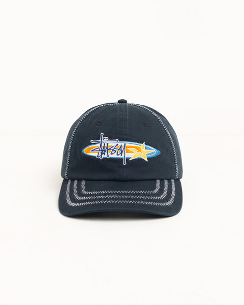 Oval Star Cap Headwear in Black