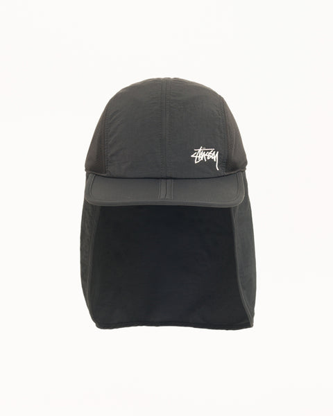 Foldable Shade Hat Unisex In Black