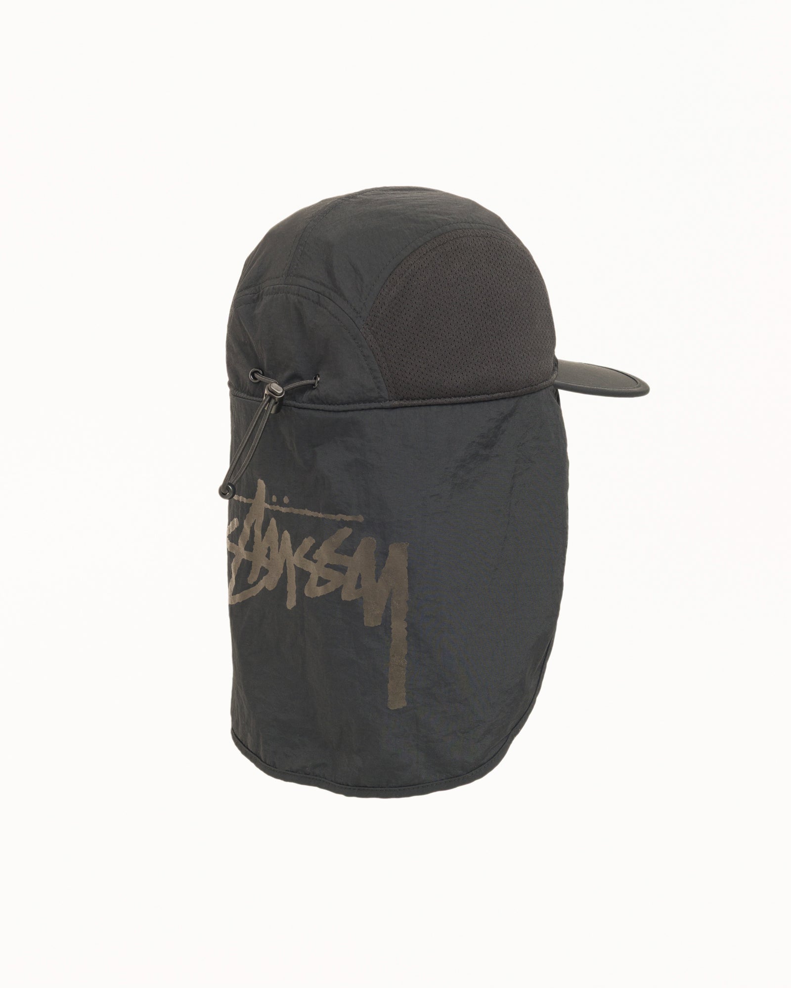 Foldable Shade Hat – Black | Headwear | Stüssy
