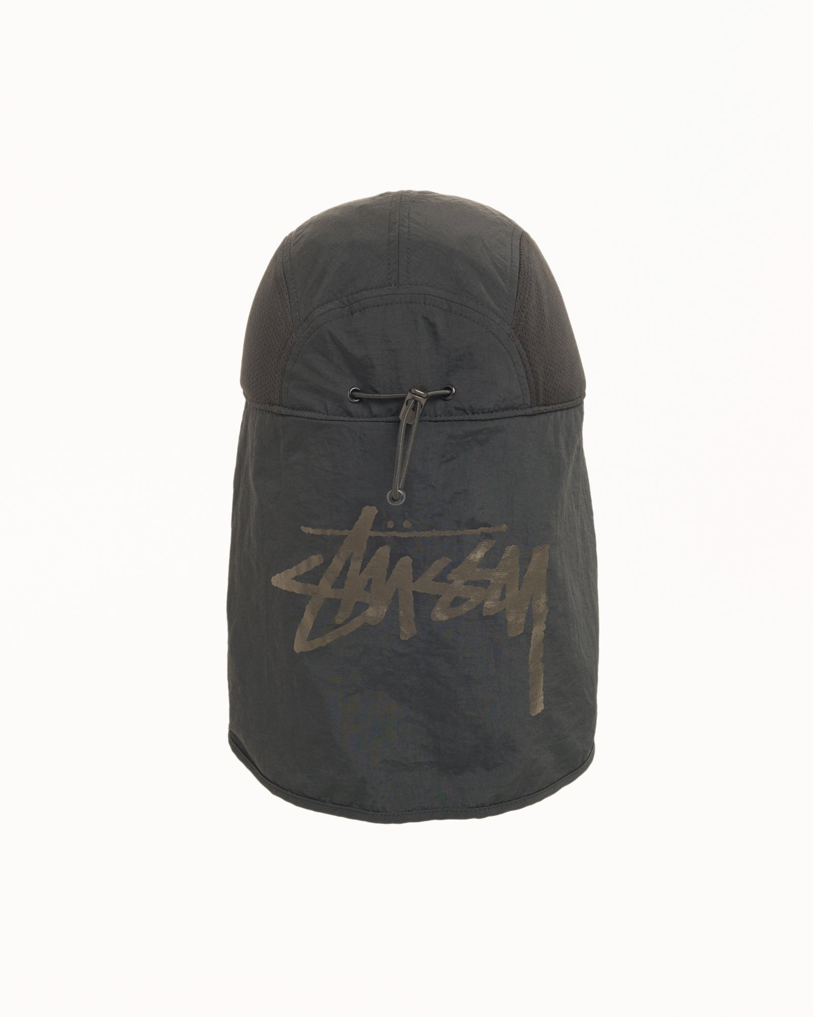 Foldable Shade Hat Unisex In Black