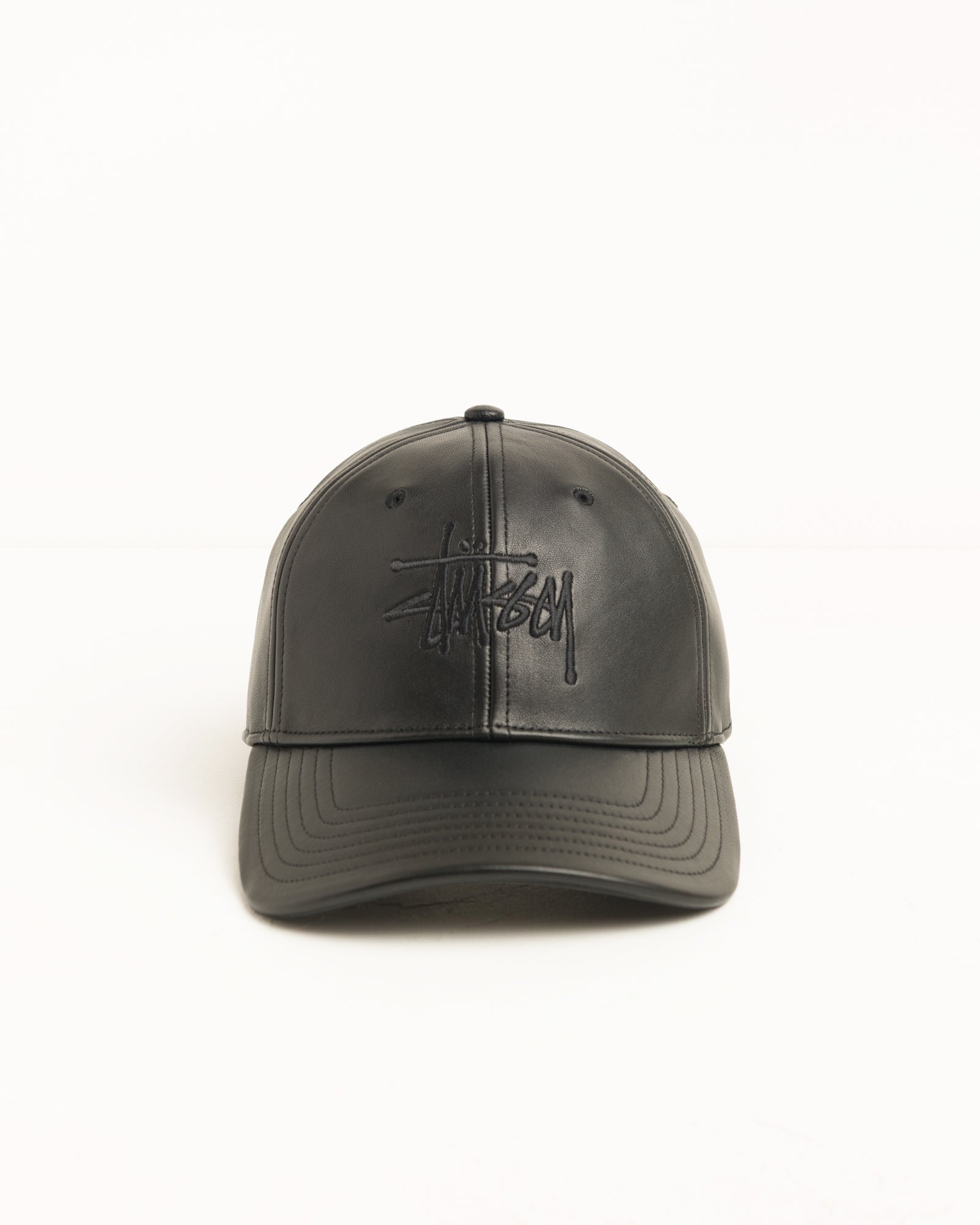 Lp Leather Strapback Cap Unisex In Black | hero:main:collection:new-arrivals,shirts,tops-shirts,all,tees,outerwear,denim,knits,accessories,sunglasses,hoodies,sweats,mens-hoodies-sweatshirts,shorts,pants,bottoms,crew-sweats,zip-ups,swim,sweatpants,graphics,lazy-tees,swim,basic-9twenty,button-ups,shorts,cargos,denim-jeans,bottoms,bags,belts,wearables,gear,footwear,button-ups,basic-tops,jerseys,big-ol,classics,slim,jackets,all, | product-card-slider