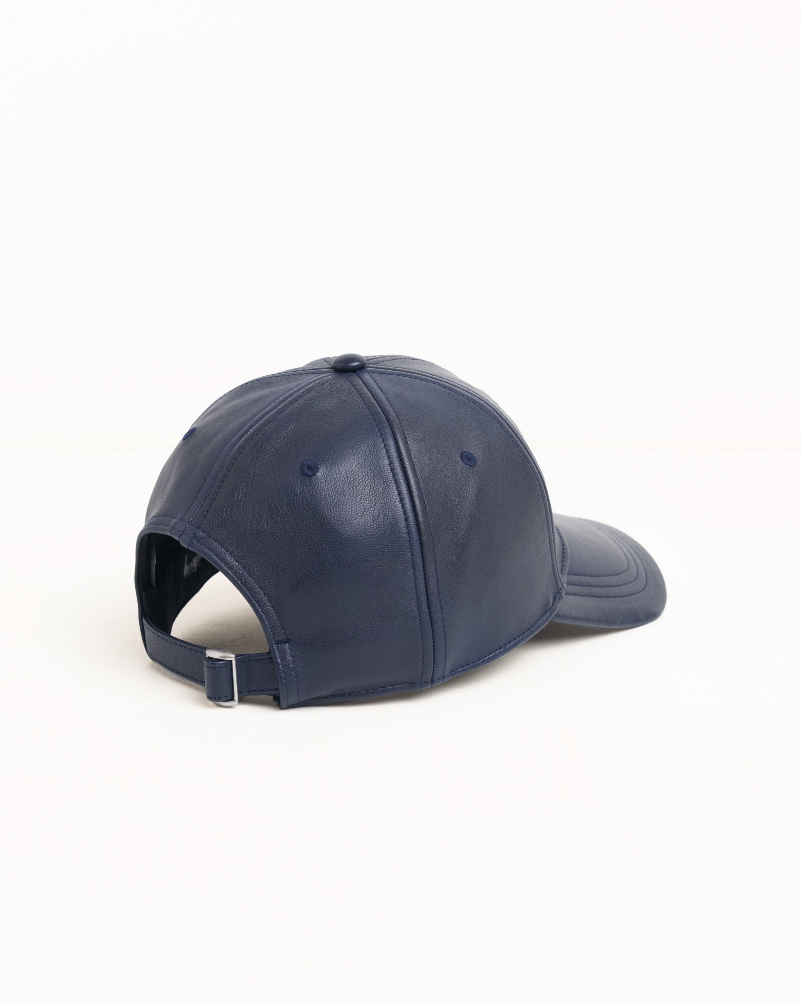Sport Leather Cap - Navy | Headwear | Stüssy