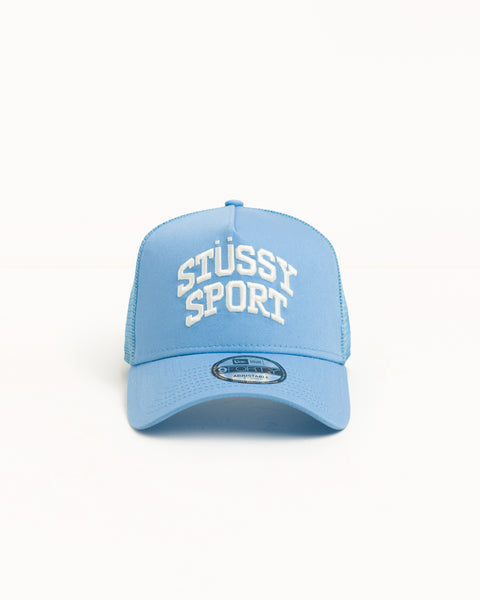 Stüssy Sport 9FORTY Trucker Unisex cap in Sky Blue