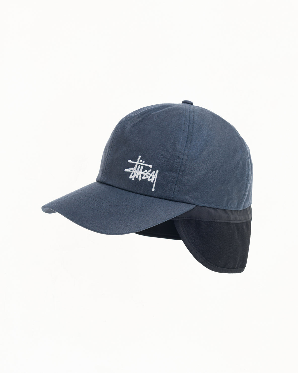 Md Waxed Earflap Unisex In Blue