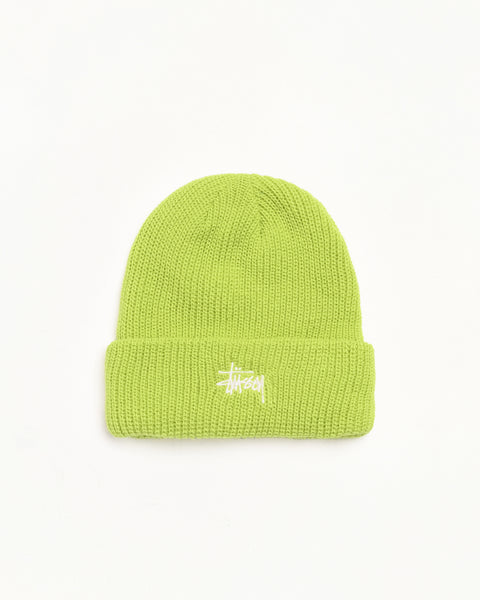 Basic Cuff Beanie Accessories In Green Apple