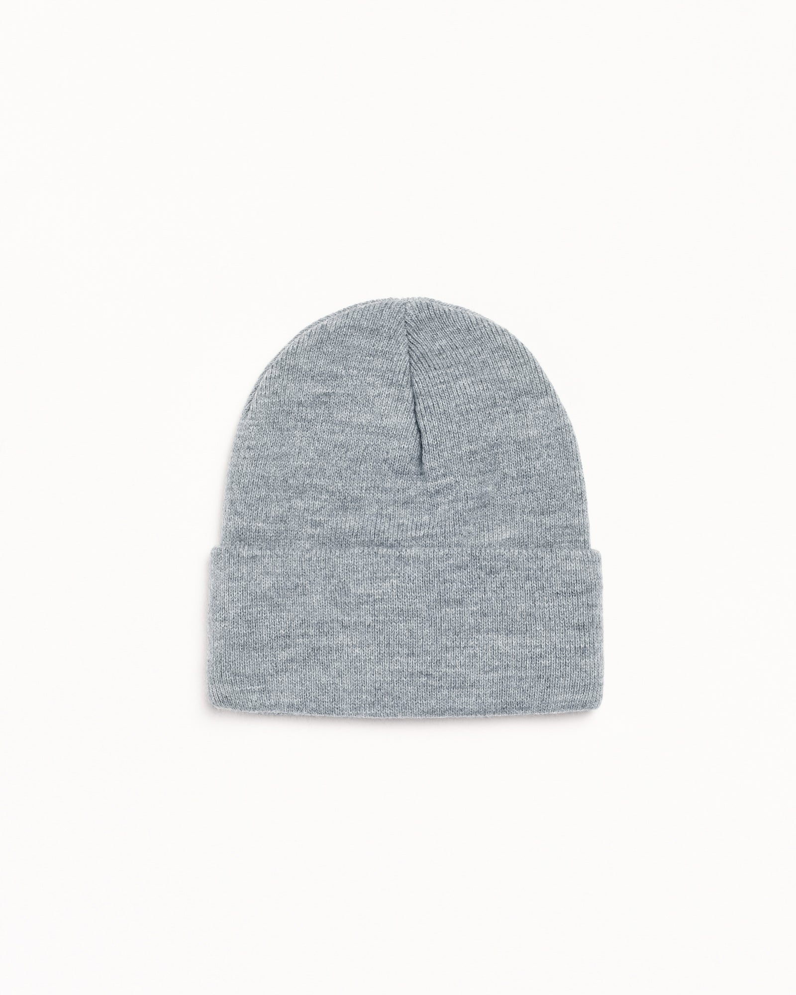 Stüssy Stock Cuff Beanie Headwear in the color Grey Heather
