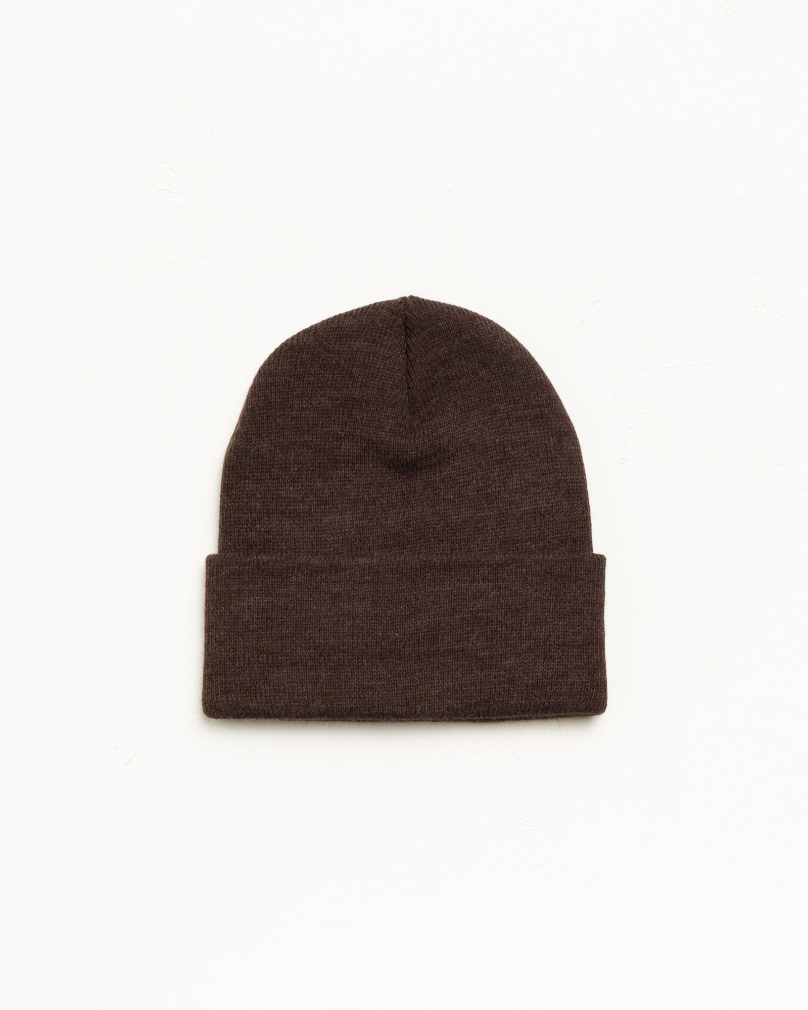 Stock Cuff Beanie unisex in heather brown by Stüssy
