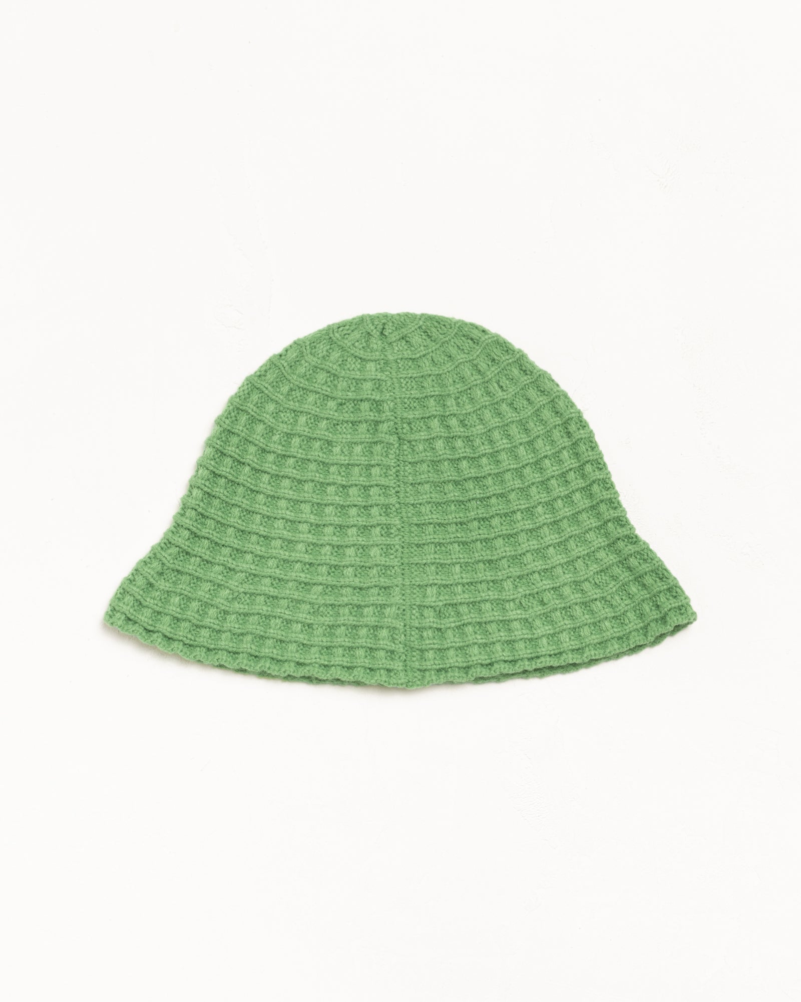 Bucket Hat Waffle Knit – Green | Headwear | Stüssy