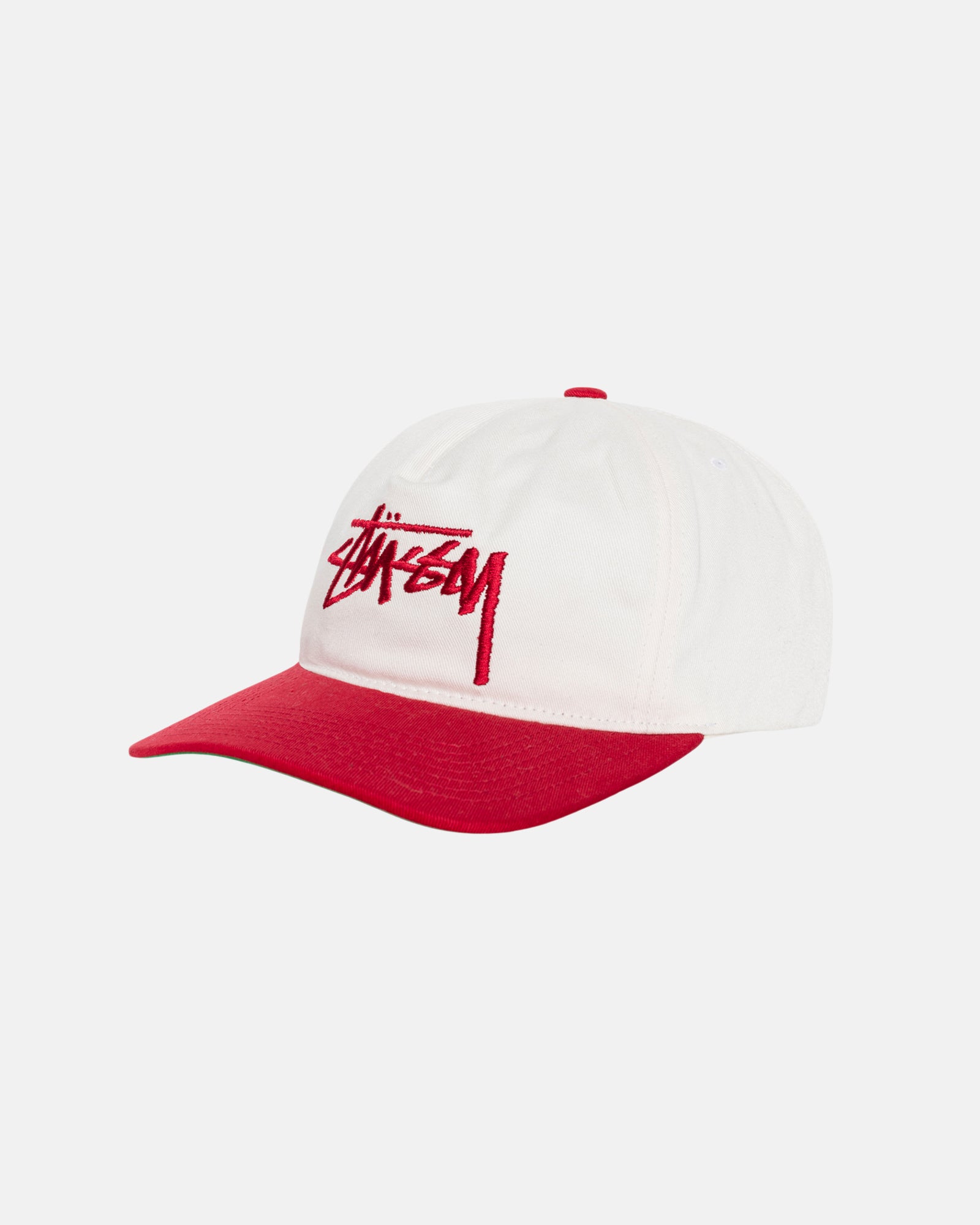 Mid-Depth Big Stock Snapback in cardinal – Stüssy