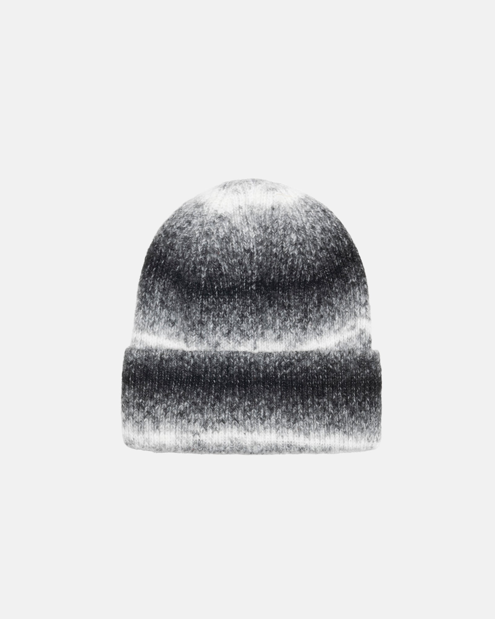 Cuff Beanie Knit Stripe in black – Stüssy