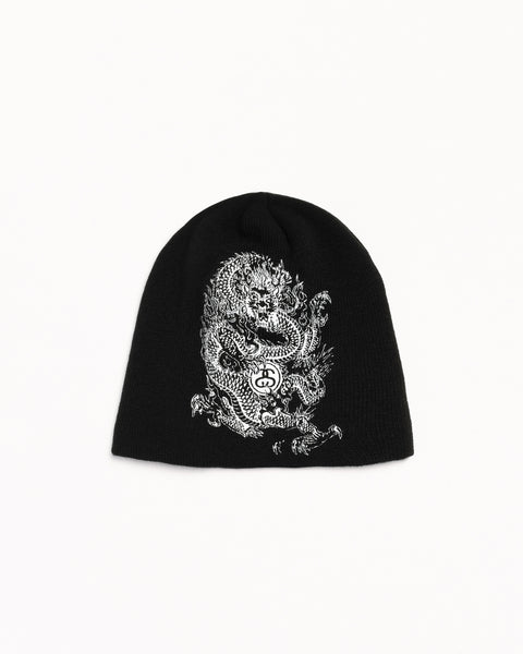 Skullcap Dragon Print Accessories In Black