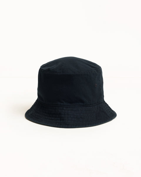 Reversible Stock Bucket Hat in Black/Olive