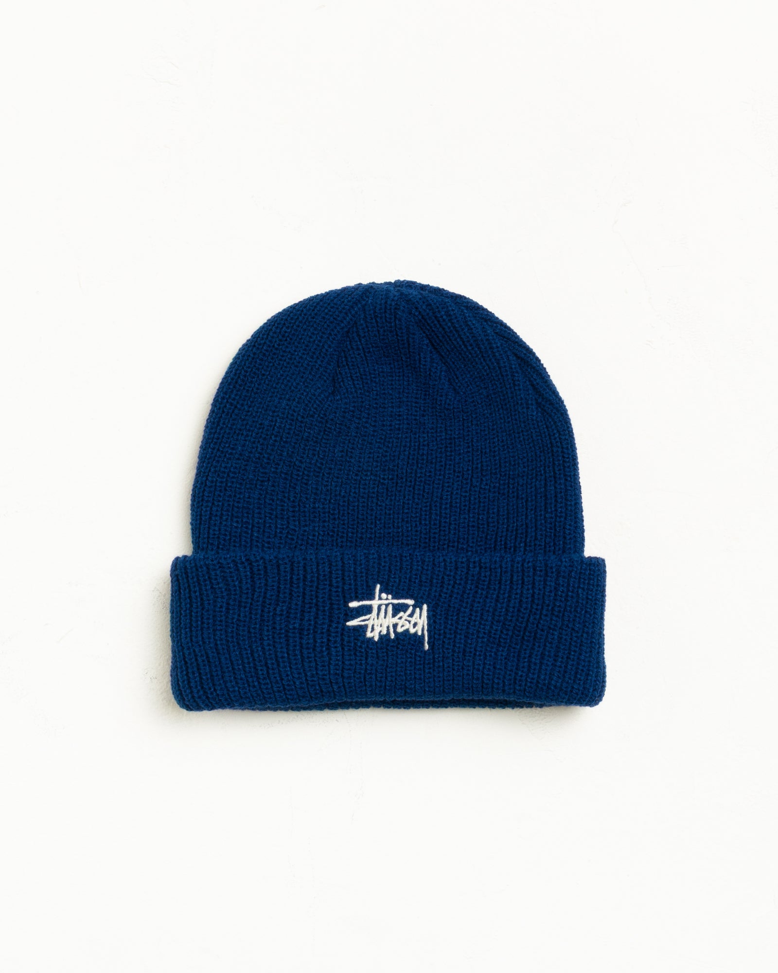 Basic Stüssy Cuff Beanie in Blueberry