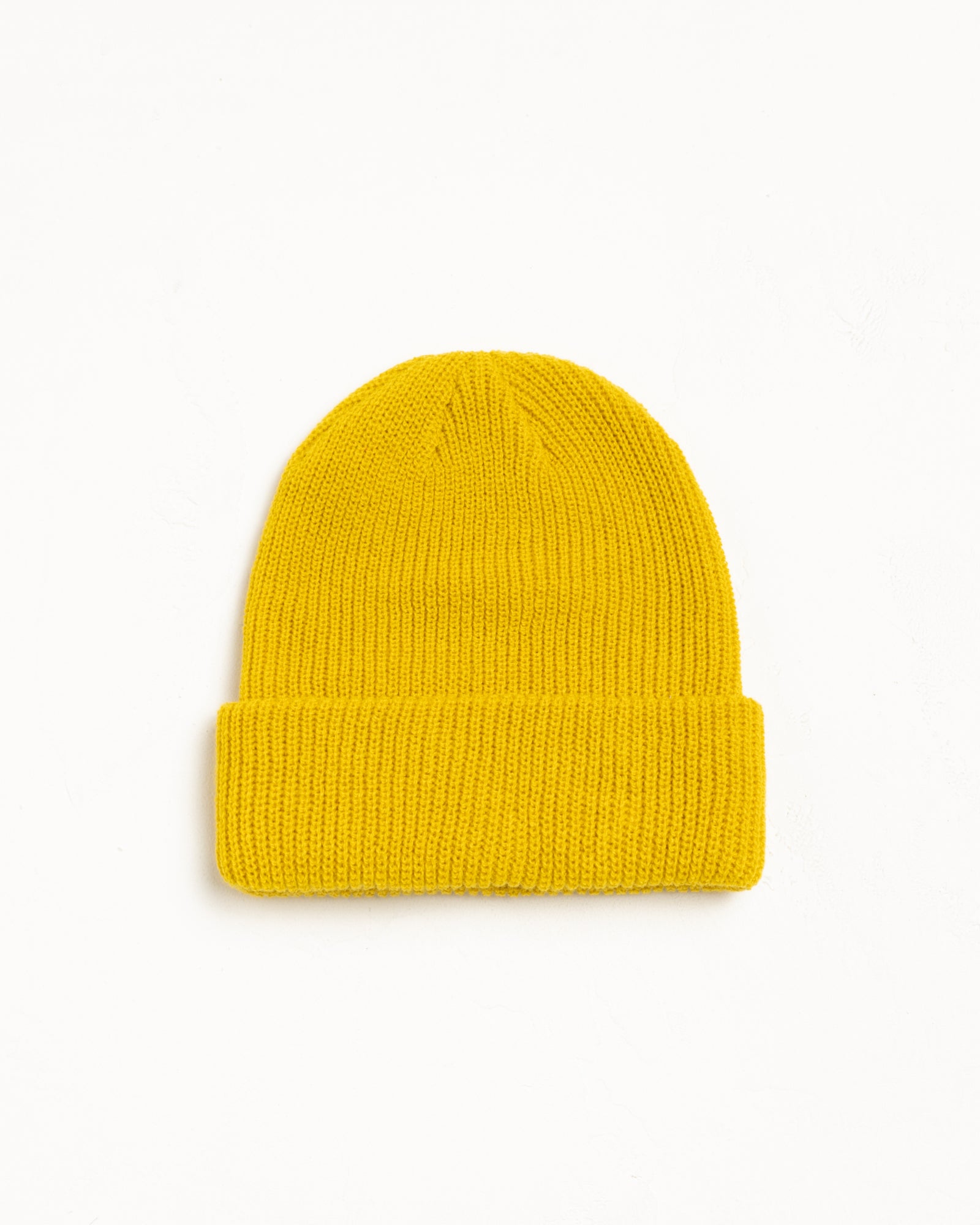 Basic Cuff Beanie Accessories In Hornet Yellow