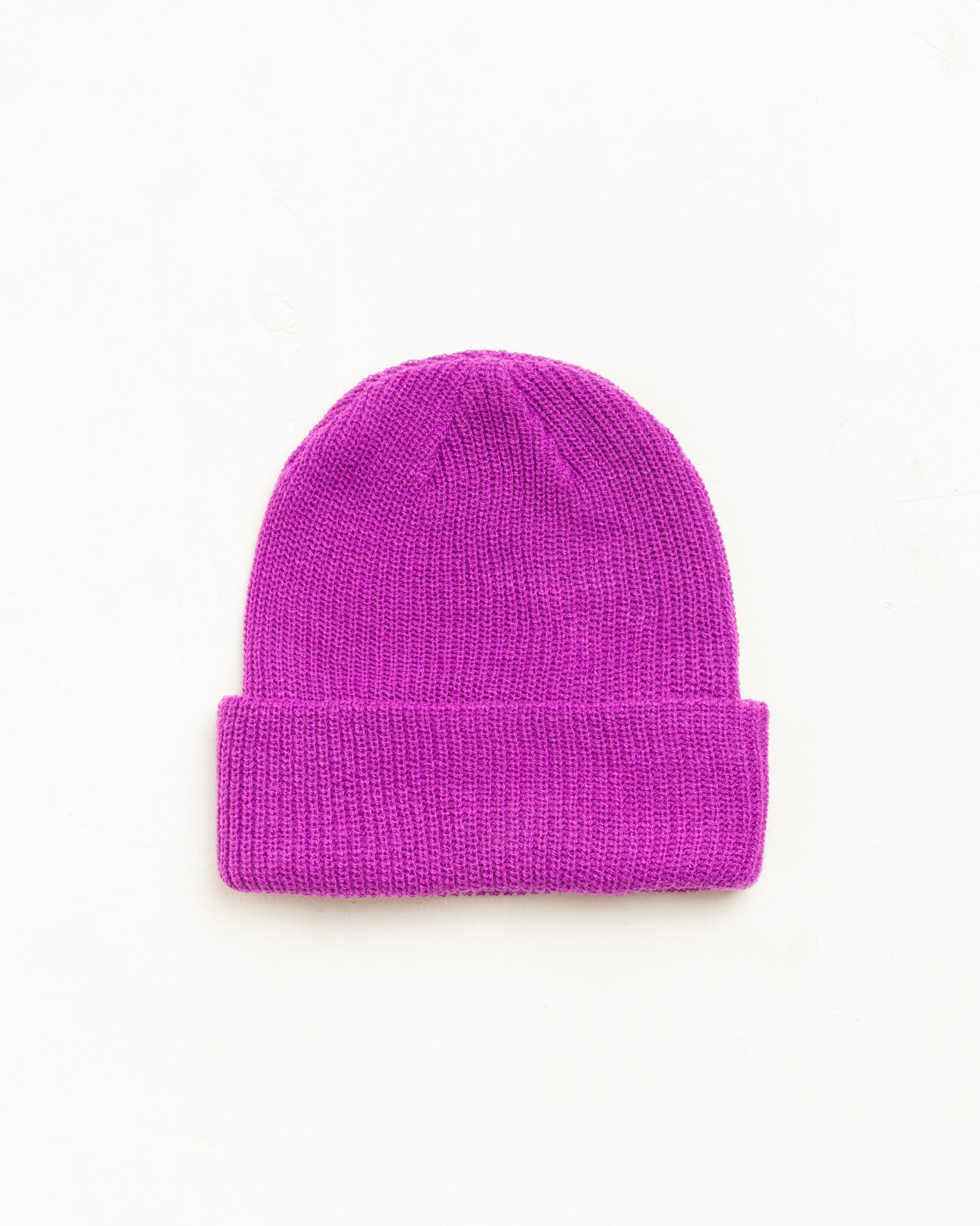 Basic Stüssy Cuff Beanie Headwear in the color Violet