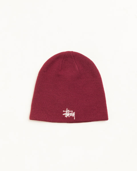 Basic Skullcap Beanie Unisex In Cabernet