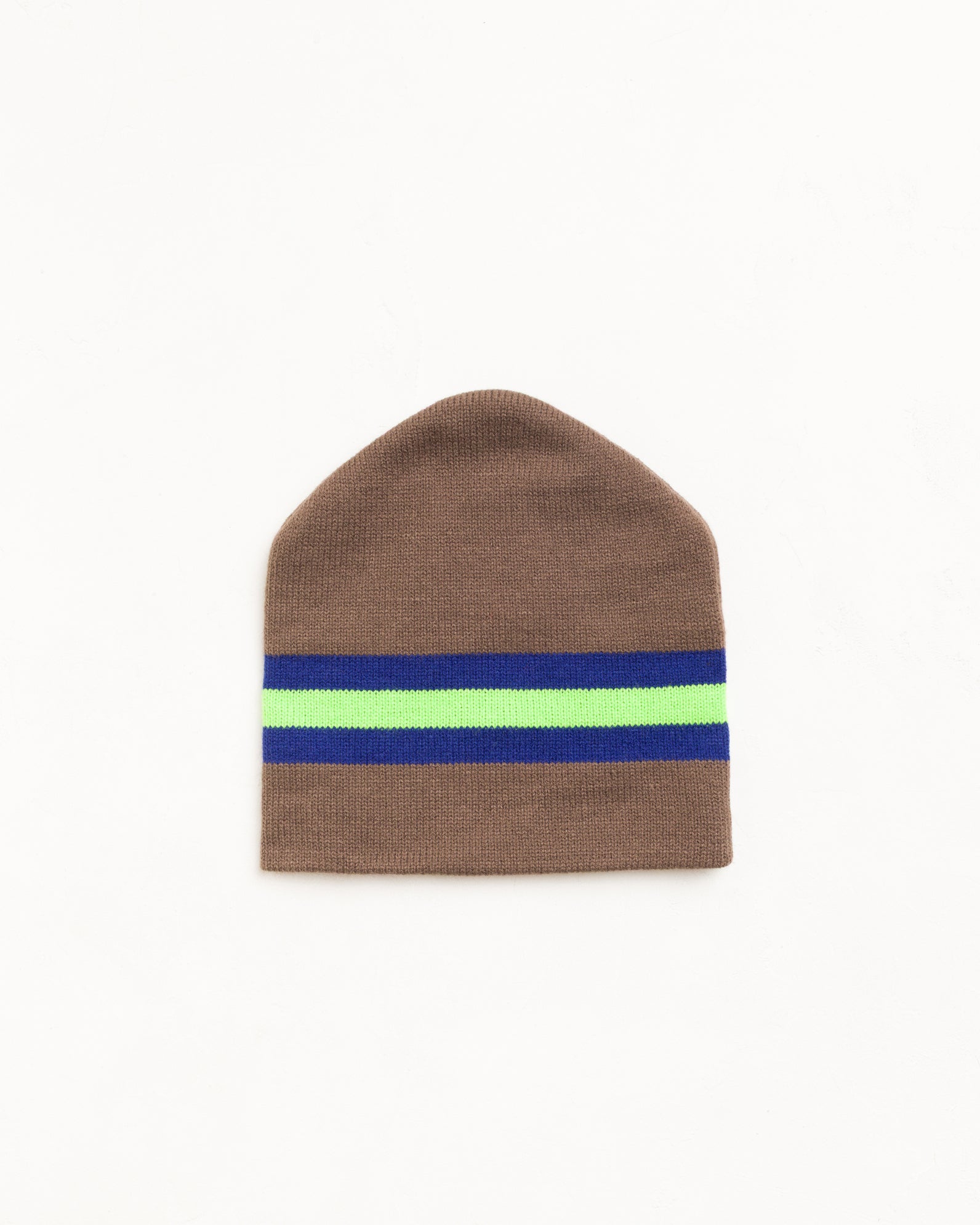 Stripe Ski Beanie Unisex In Tan