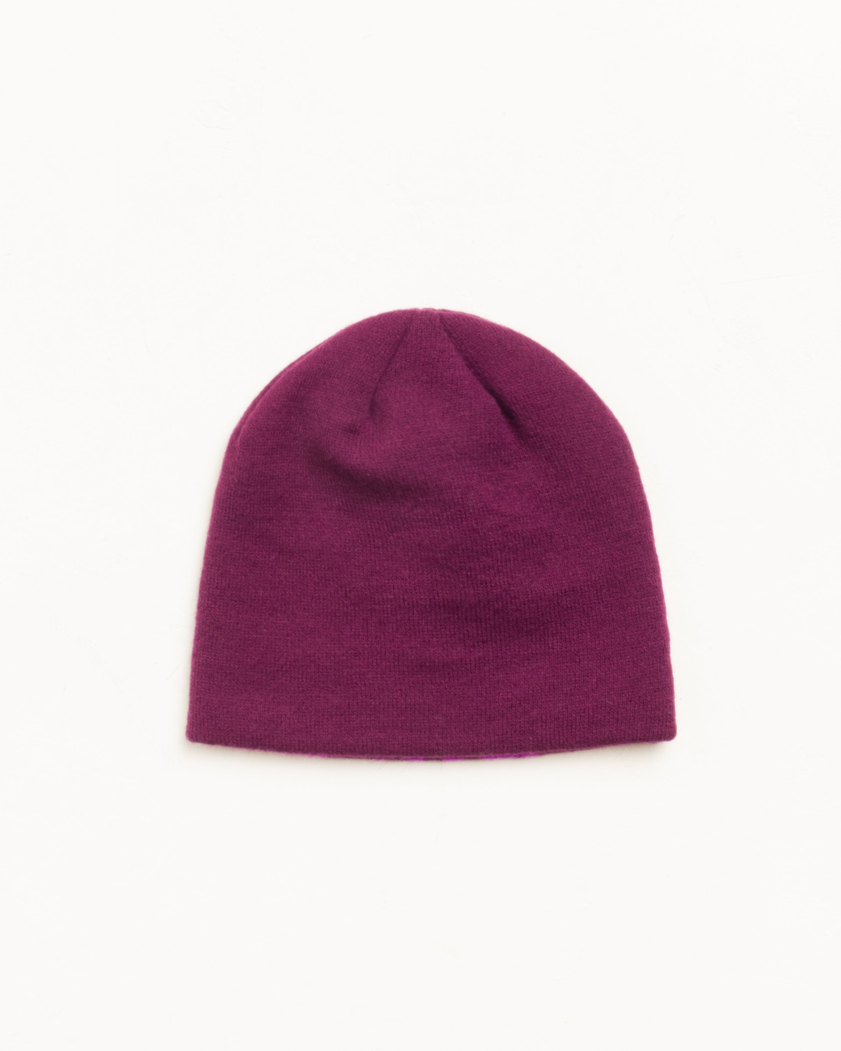 Brushed Out Basic Skullcap - Plum | Headwear | Stüssy