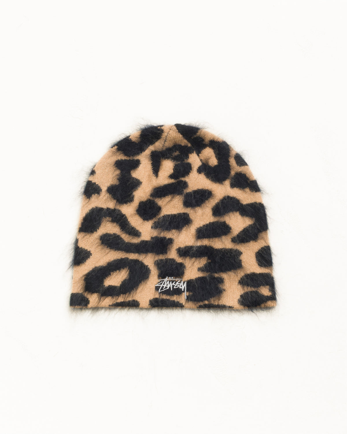 Cashmere Leopard Skullcap Unisex In Caramel