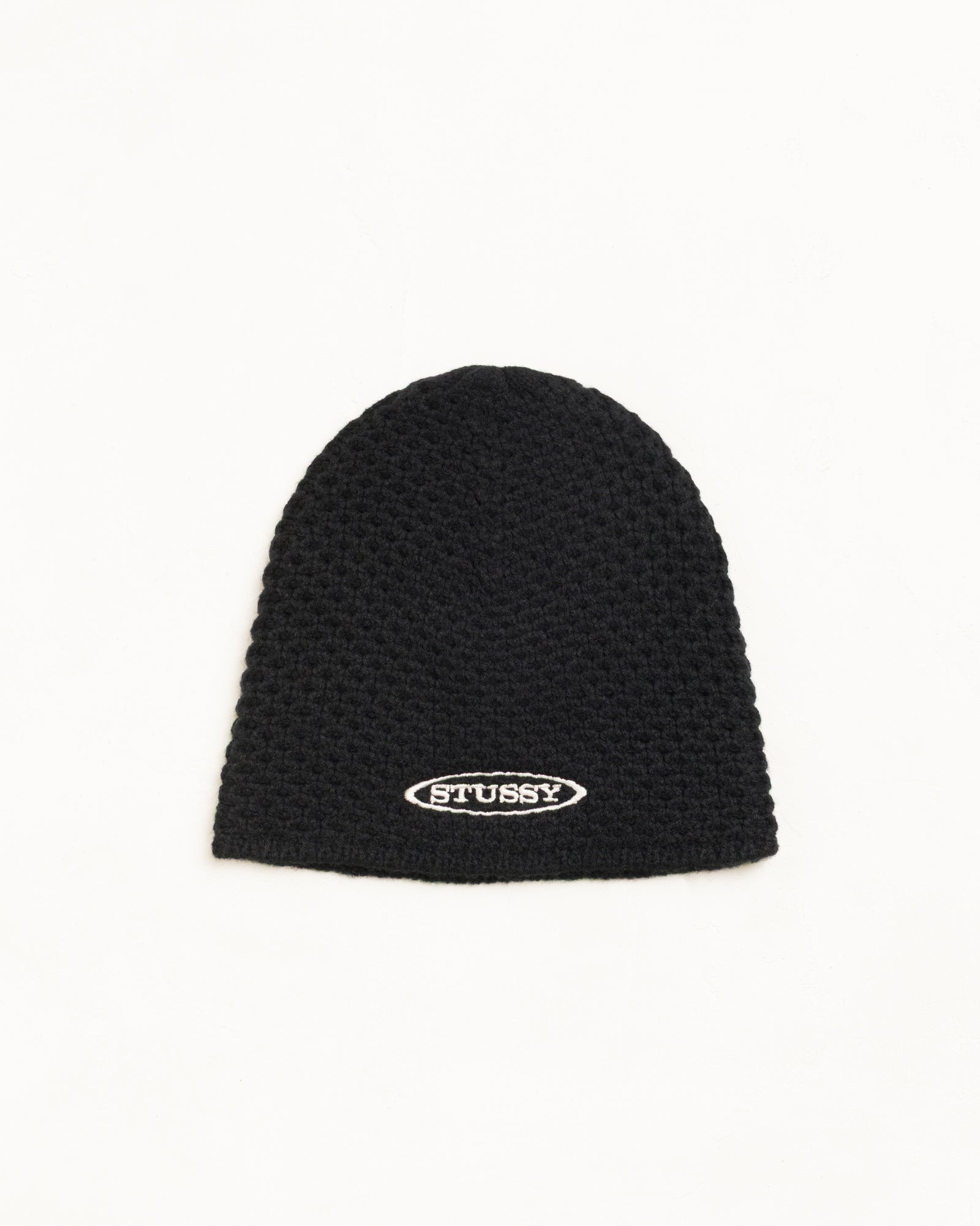 Textured Knit Skullcap Unisex In Black